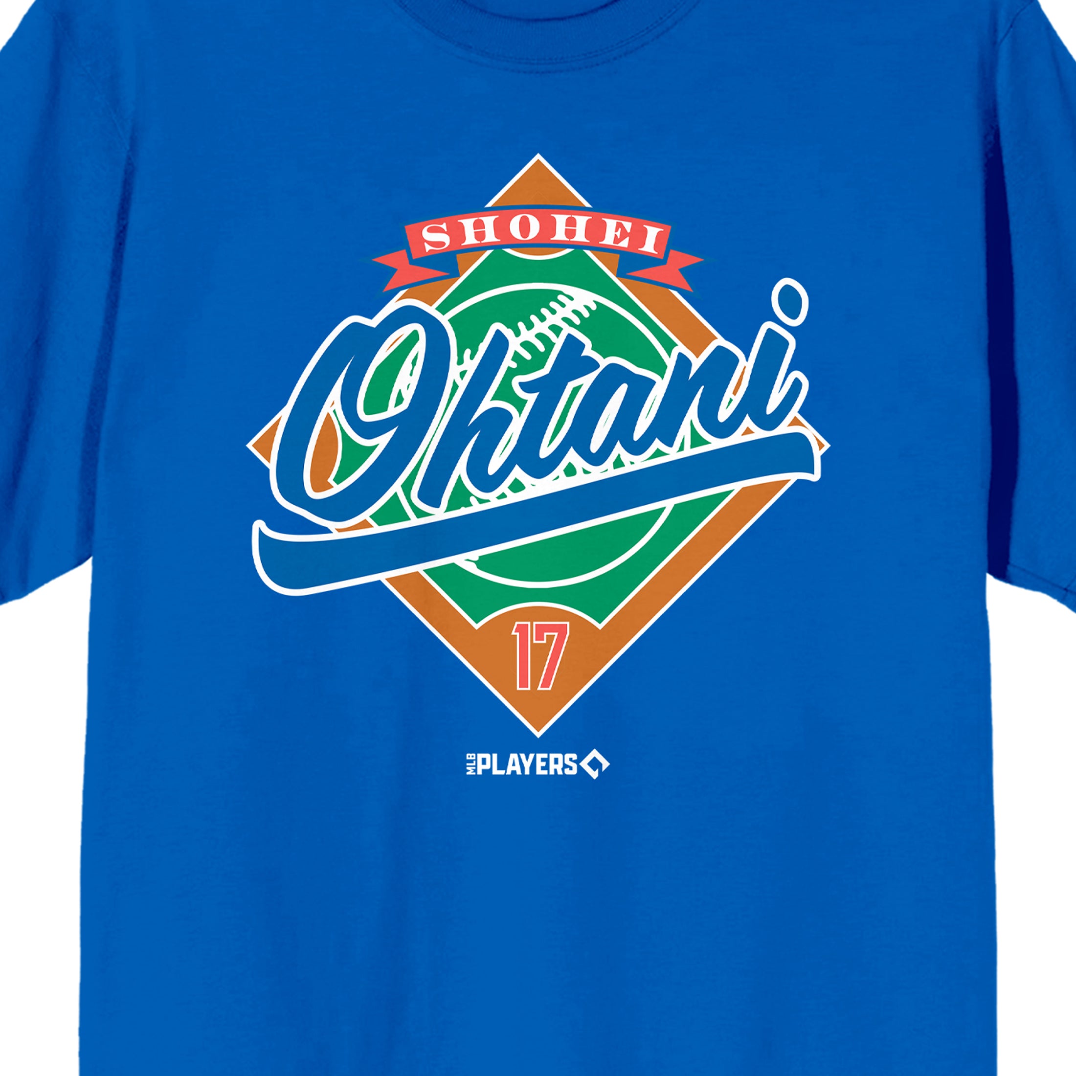 Shohei Ohtani Baseball, Sports, Game, Ball and Base, Japanese Professional Pitcher and Designated Hitter for the Los Angeles Dodger, Shotime, number 17 on Royal Adult T-Shirt