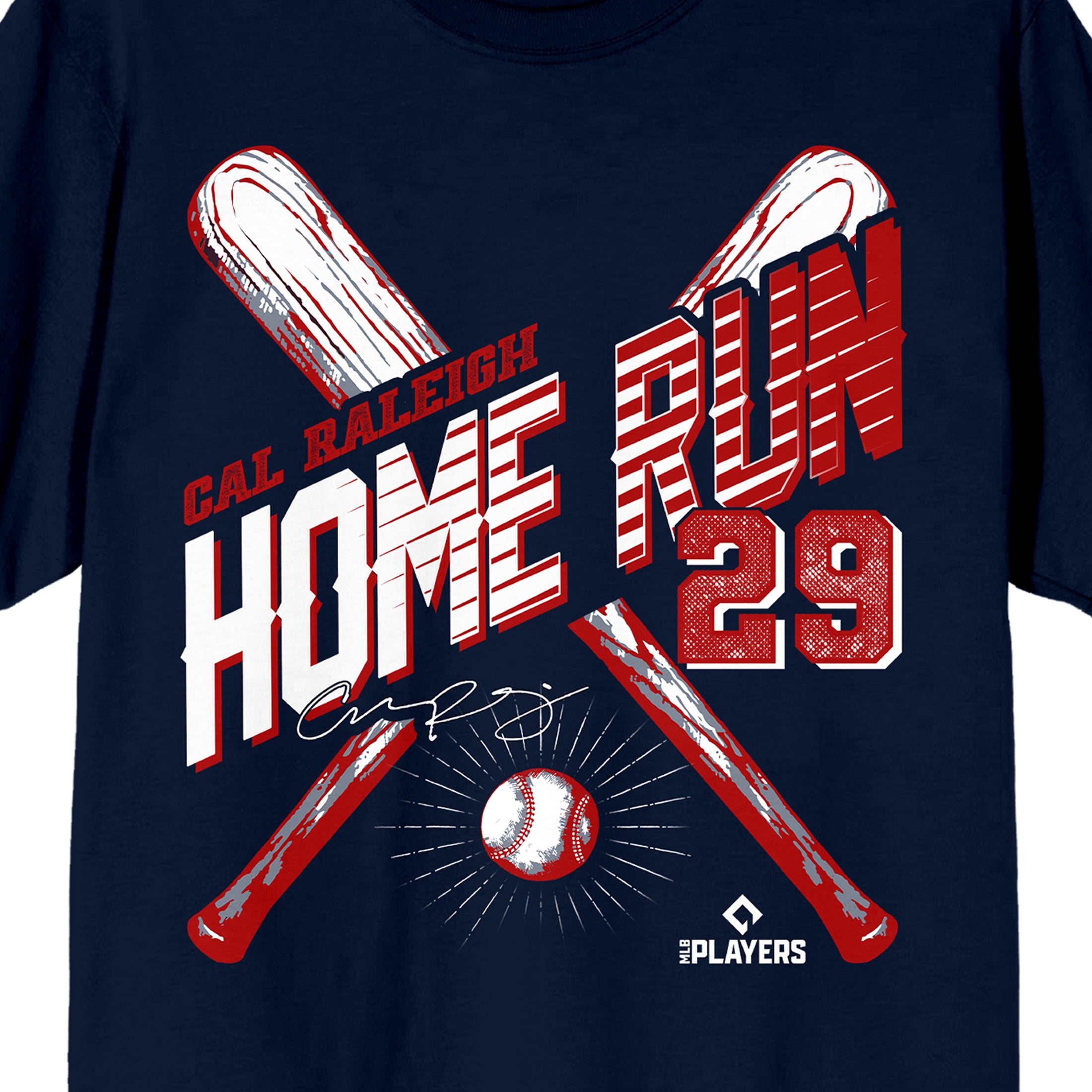 Cal Raleigh Home Run Derby Winner Baseball Grand Slam Big Dumper Men's Navy Crew Neck Short Sleeve Tee