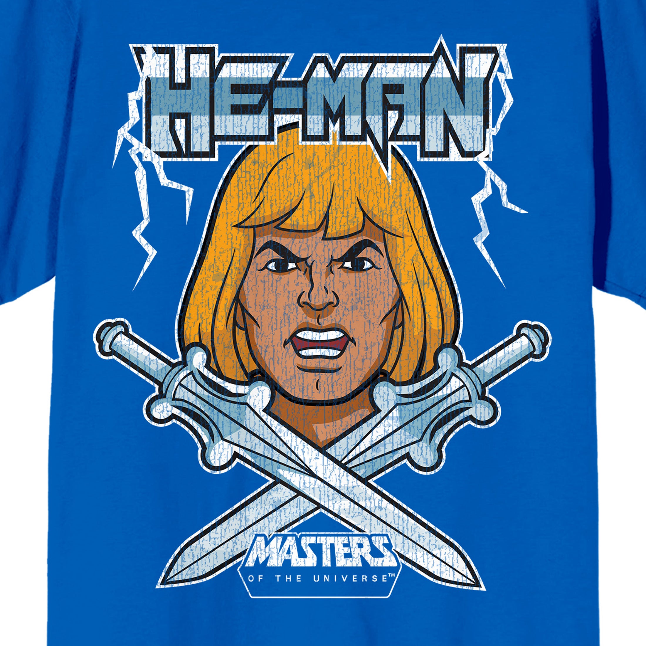 Masters of the Universe He-Man Classic Mens Short Sleeve Graphic T-Shirt