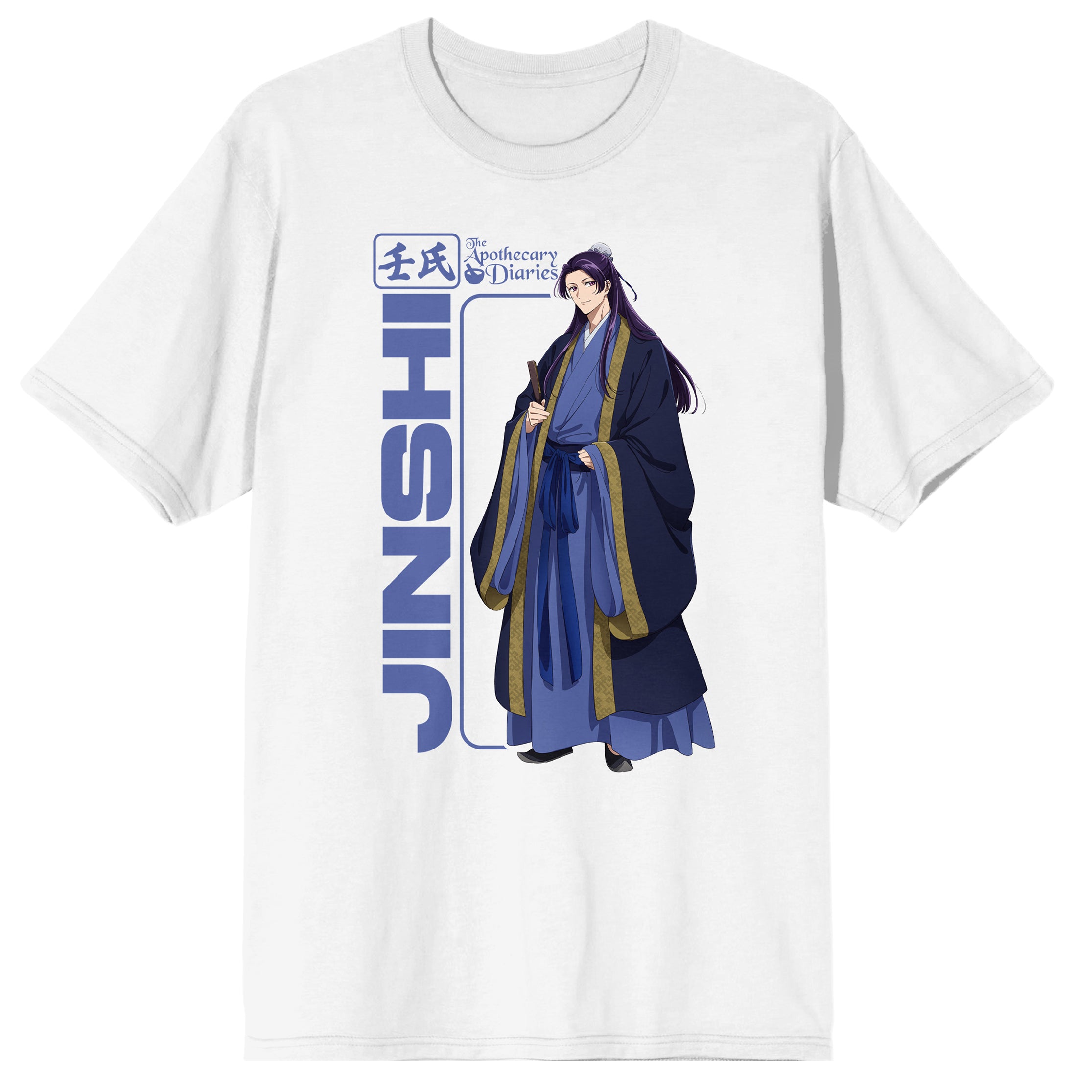 The Apothecary Diaries Season 2 Jinshi Men's Graphic Tee Short Sleeve Crew Neck 100% Cotton Anime T-Shirt