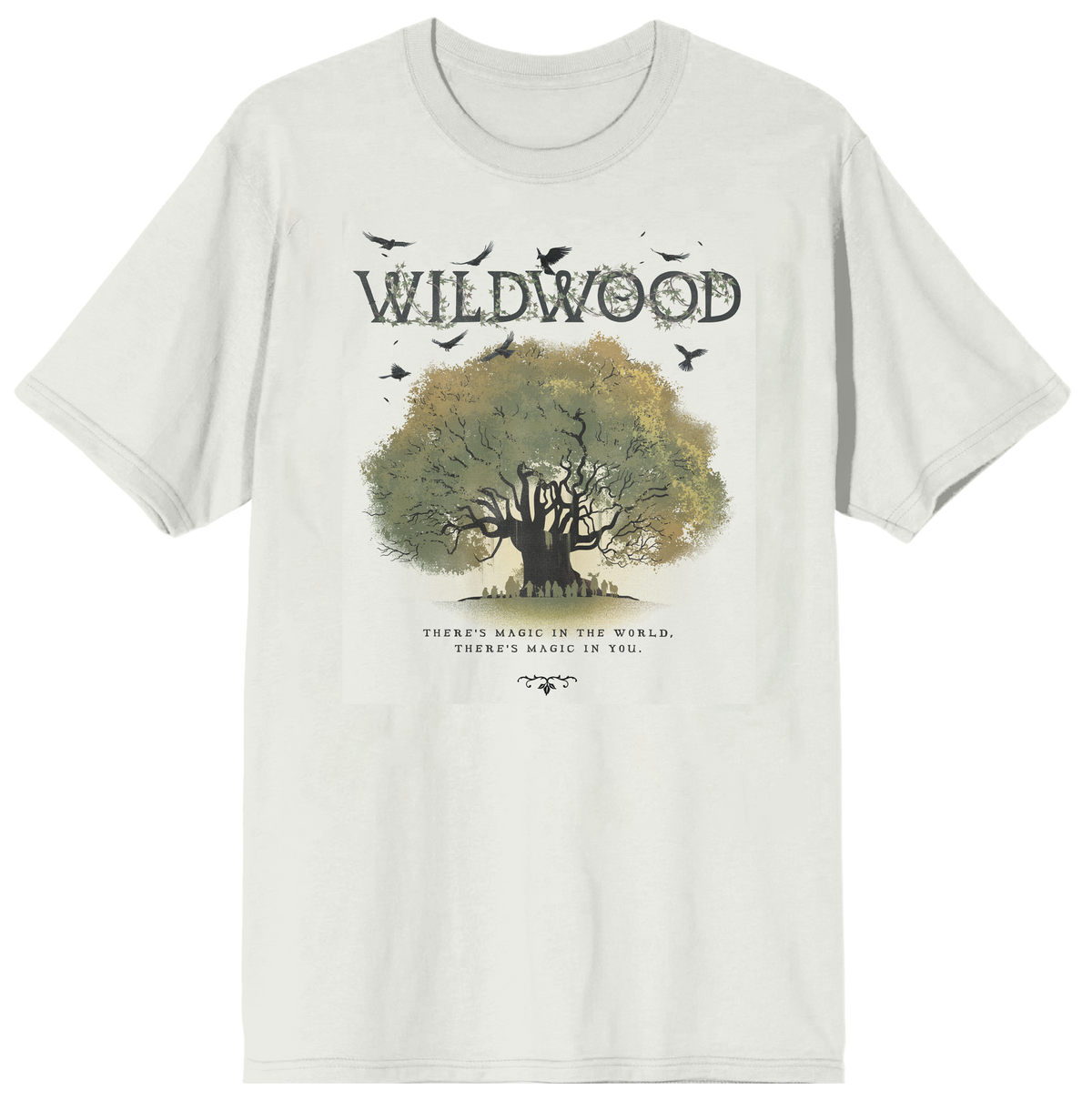 Wildwood Title Text with Council Tree Tee for Men