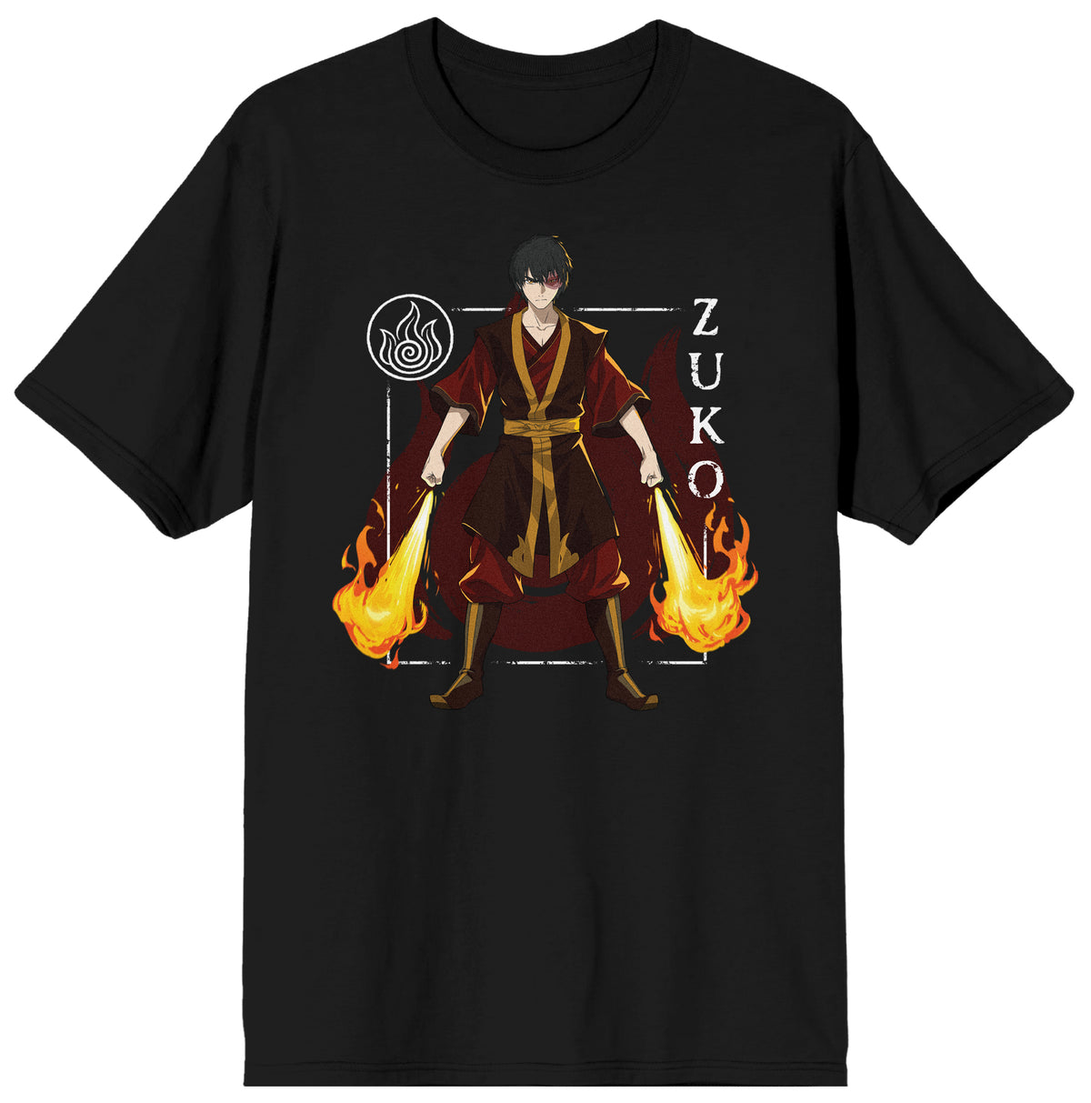 Avatar The Last Airbender Zuko Fire Nation Tee For Men