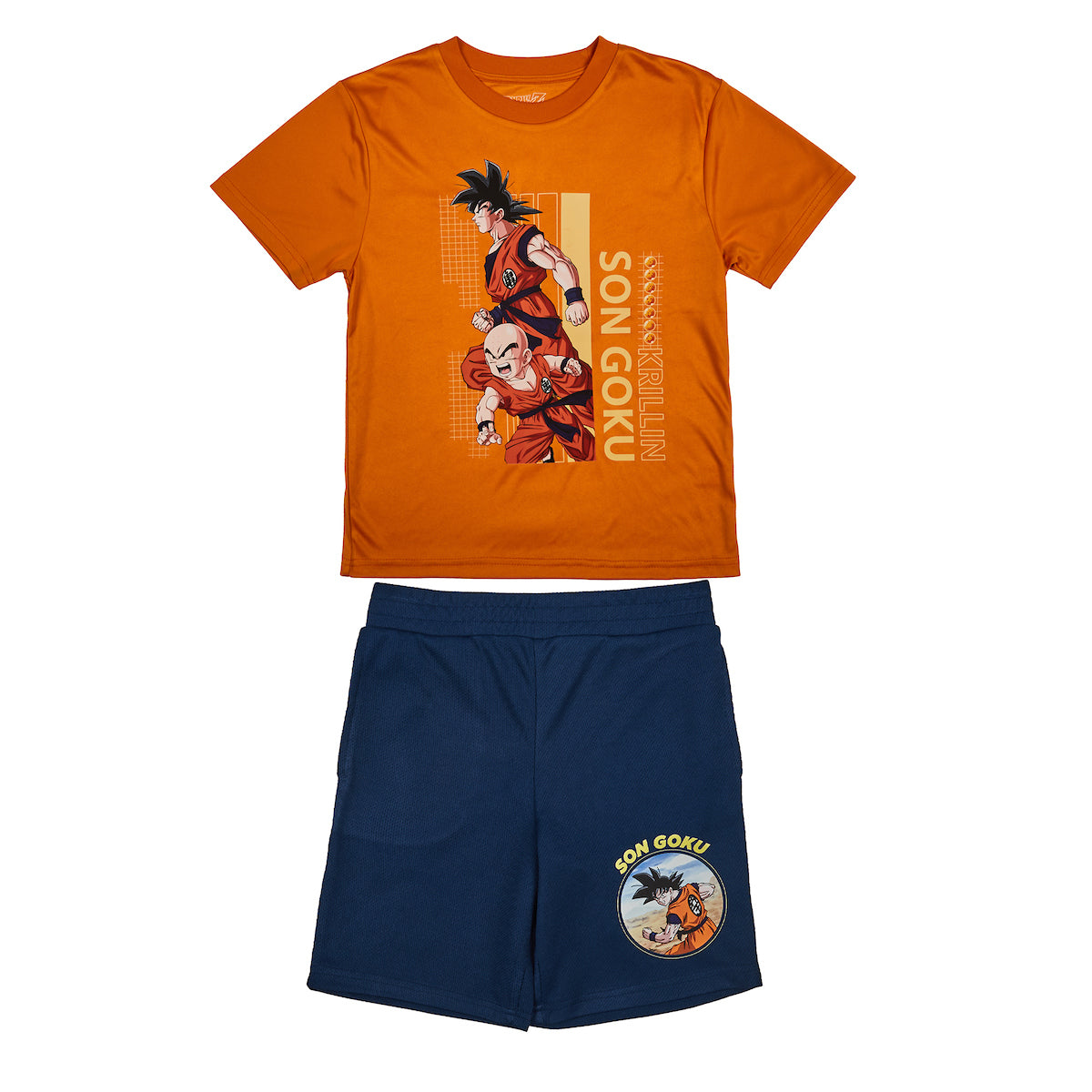 Dragonball Z 3-Pack Boy's Short Sleeve Tee, Muscle Tank, Athletic Shorts Set