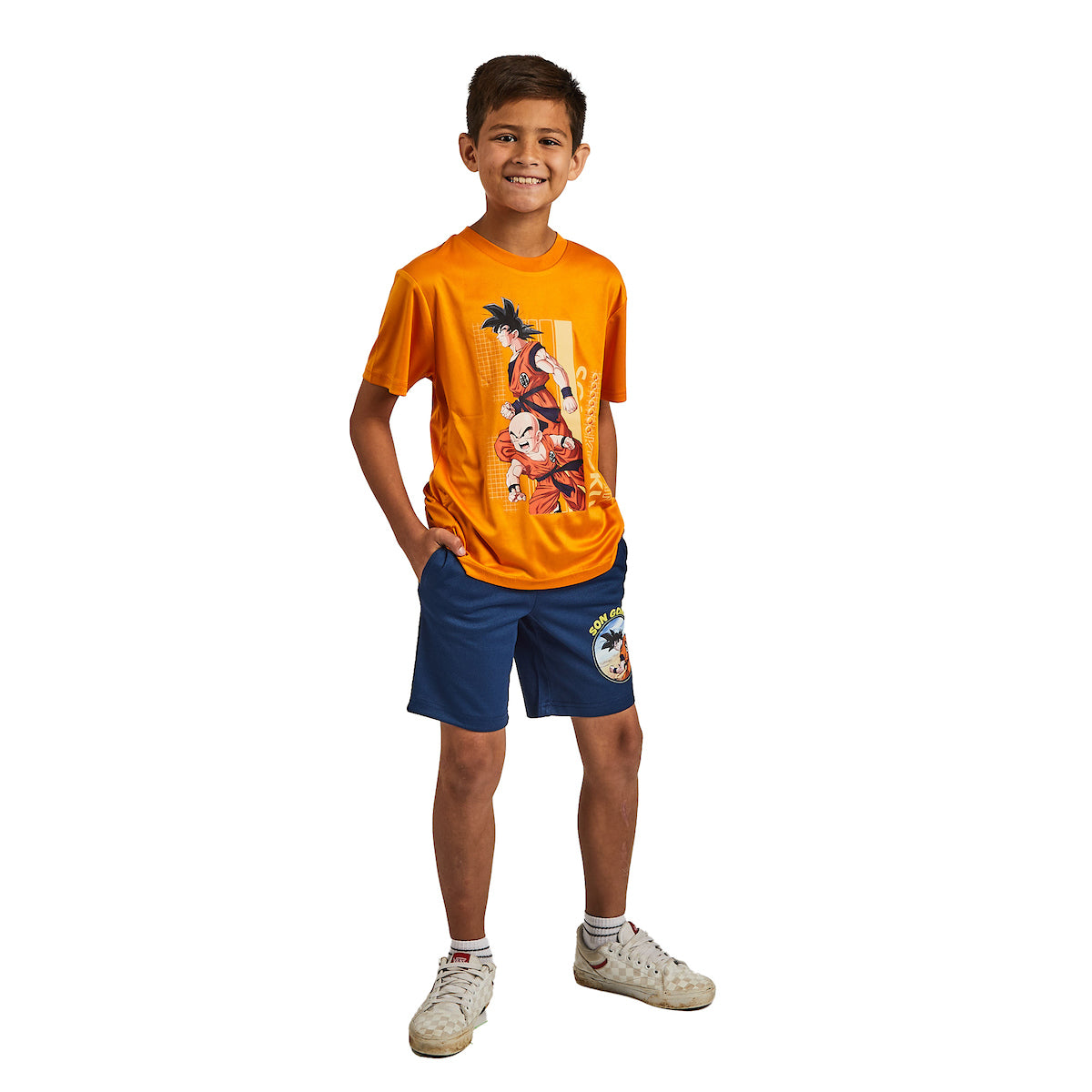 Dragonball Z 3-Pack Boy's Short Sleeve Tee, Muscle Tank, Athletic Shorts Set