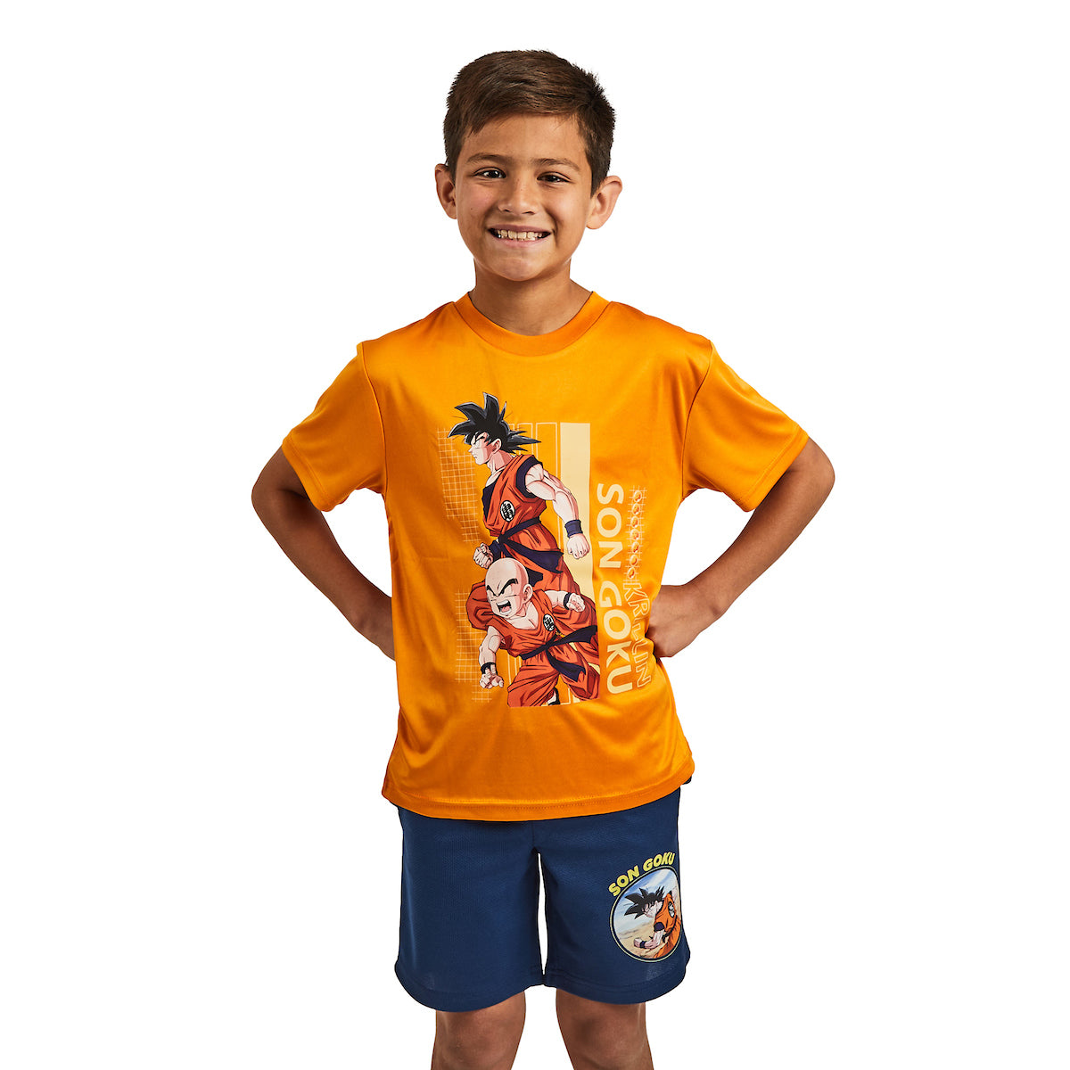 Dragonball Z 3-Pack Boy's Short Sleeve Tee, Muscle Tank, Athletic Shorts Set