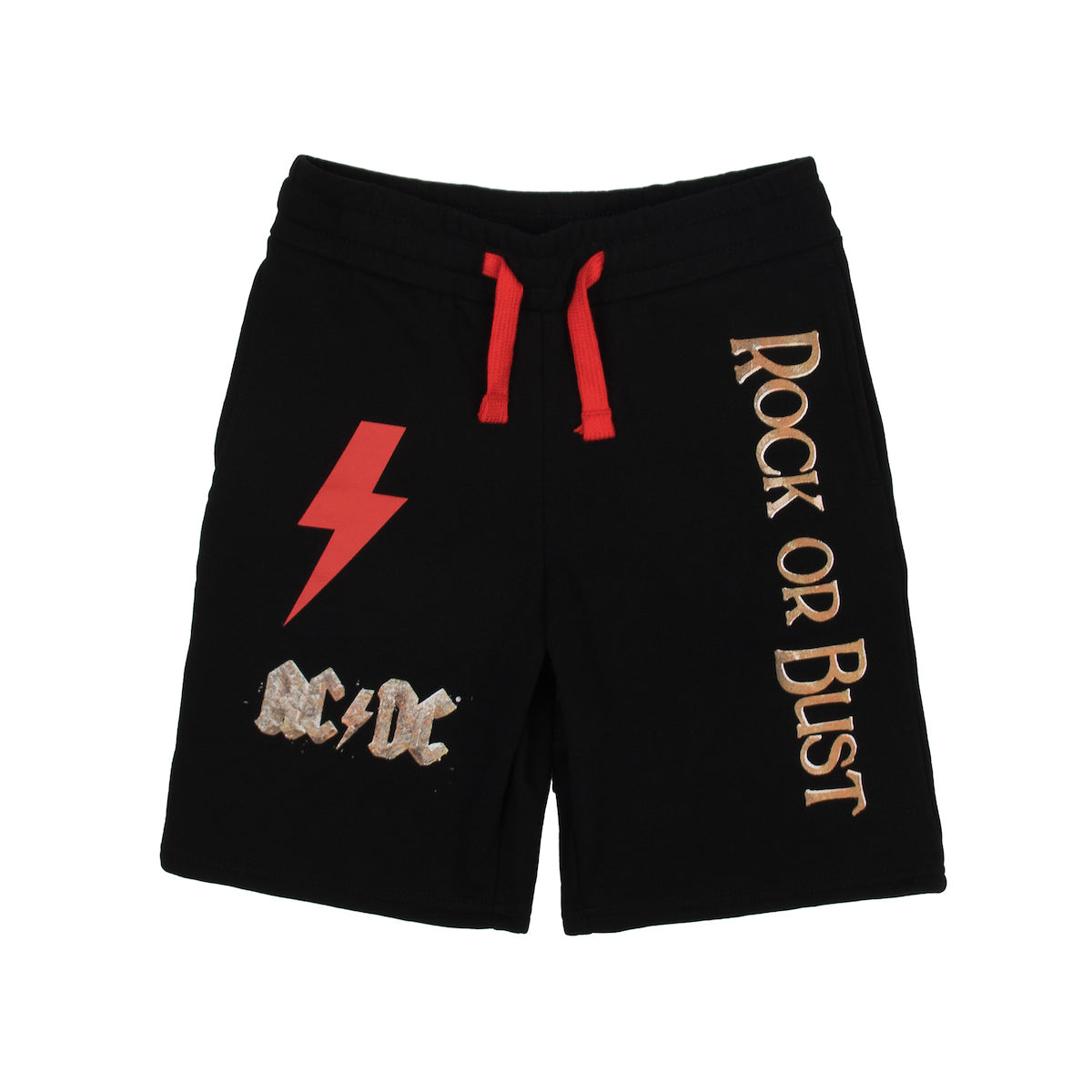 ACDC Rock Or Bust Boy's Short Sleeve T-shirt & Lounge Shorts Combo Set