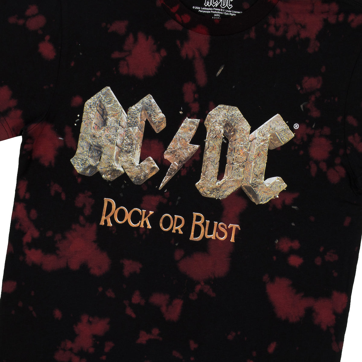 ACDC Rock Or Bust Boy's Short Sleeve T-shirt & Lounge Shorts Combo Set