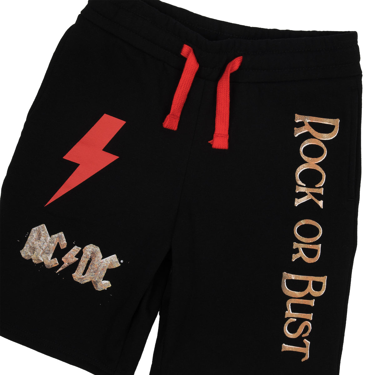 ACDC Rock Or Bust Boy's Short Sleeve T-shirt & Lounge Shorts Combo Set
