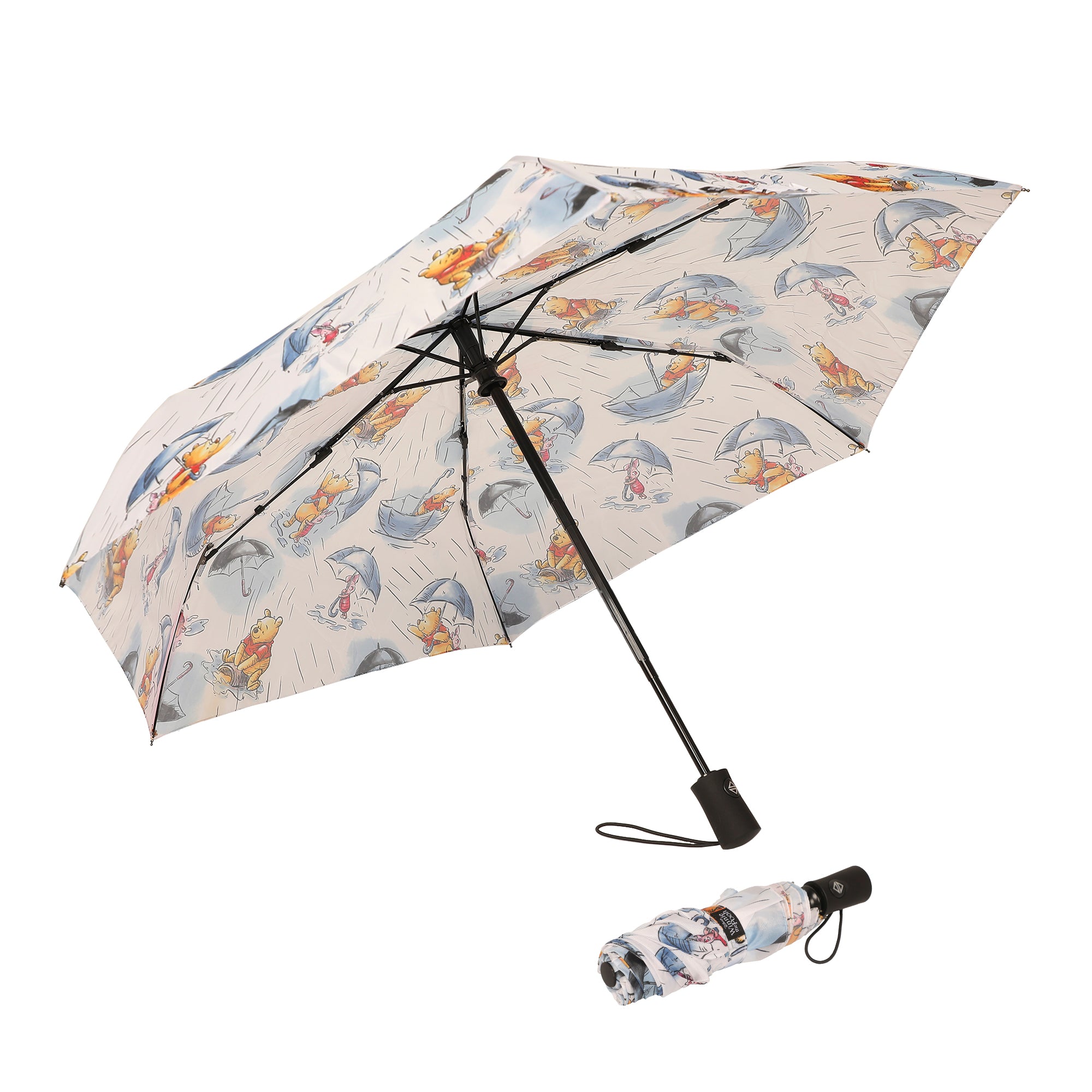 Winnie the Pooh 11" Pooh and Piglet Rain Puddle Print Umbrella