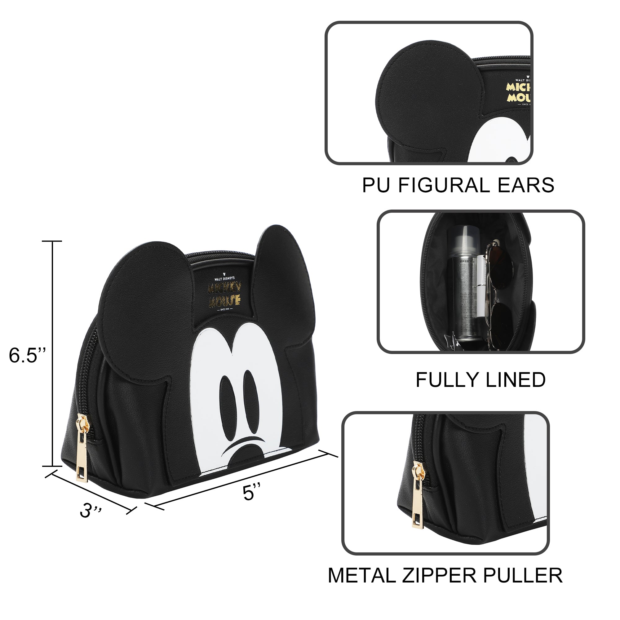 Disney Mickey Mouse Mickey Dome Cosmetic/Toiletry Bag