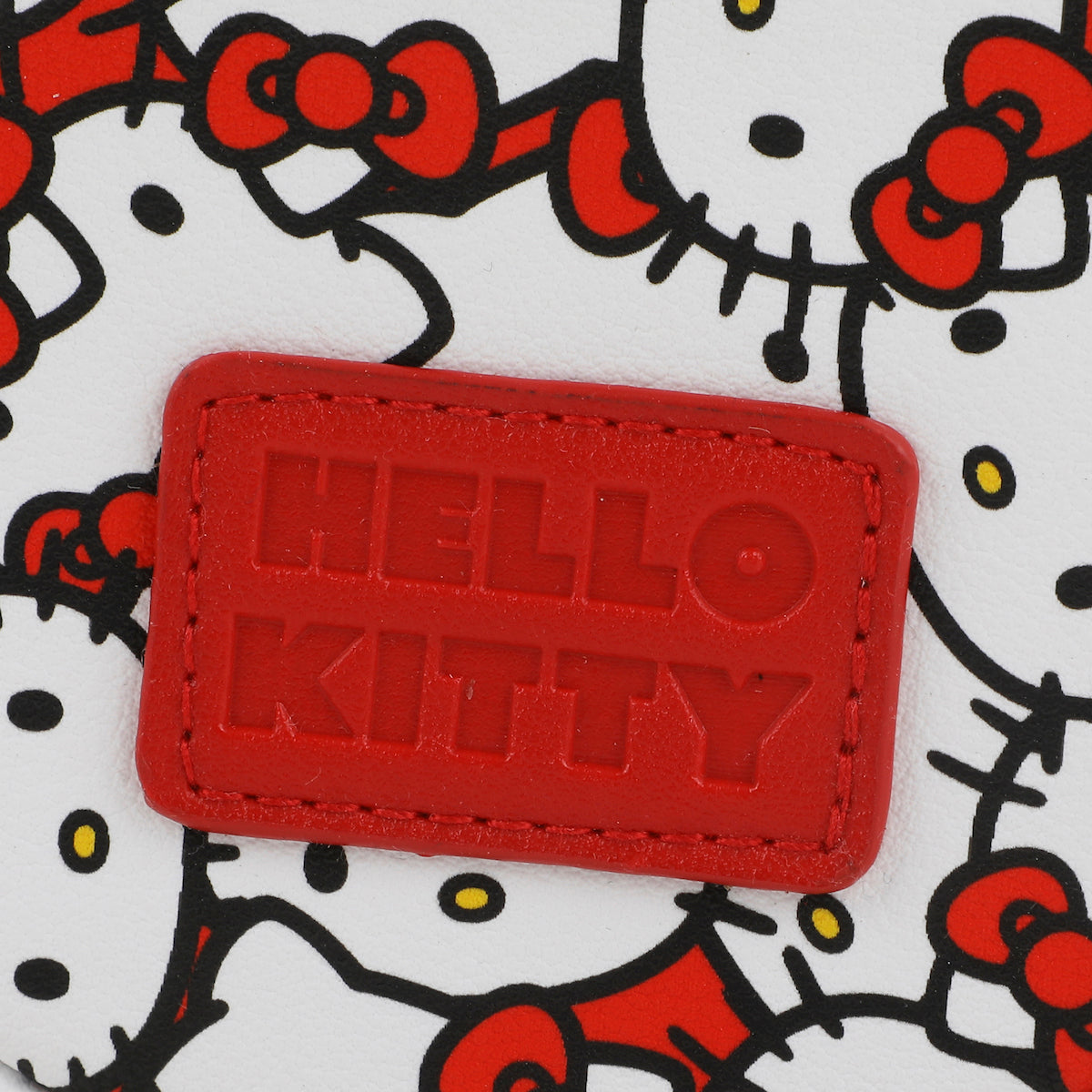 Hello Kitty Character Face All-Over Print 5" Tech Cable Organizer Travel Case
