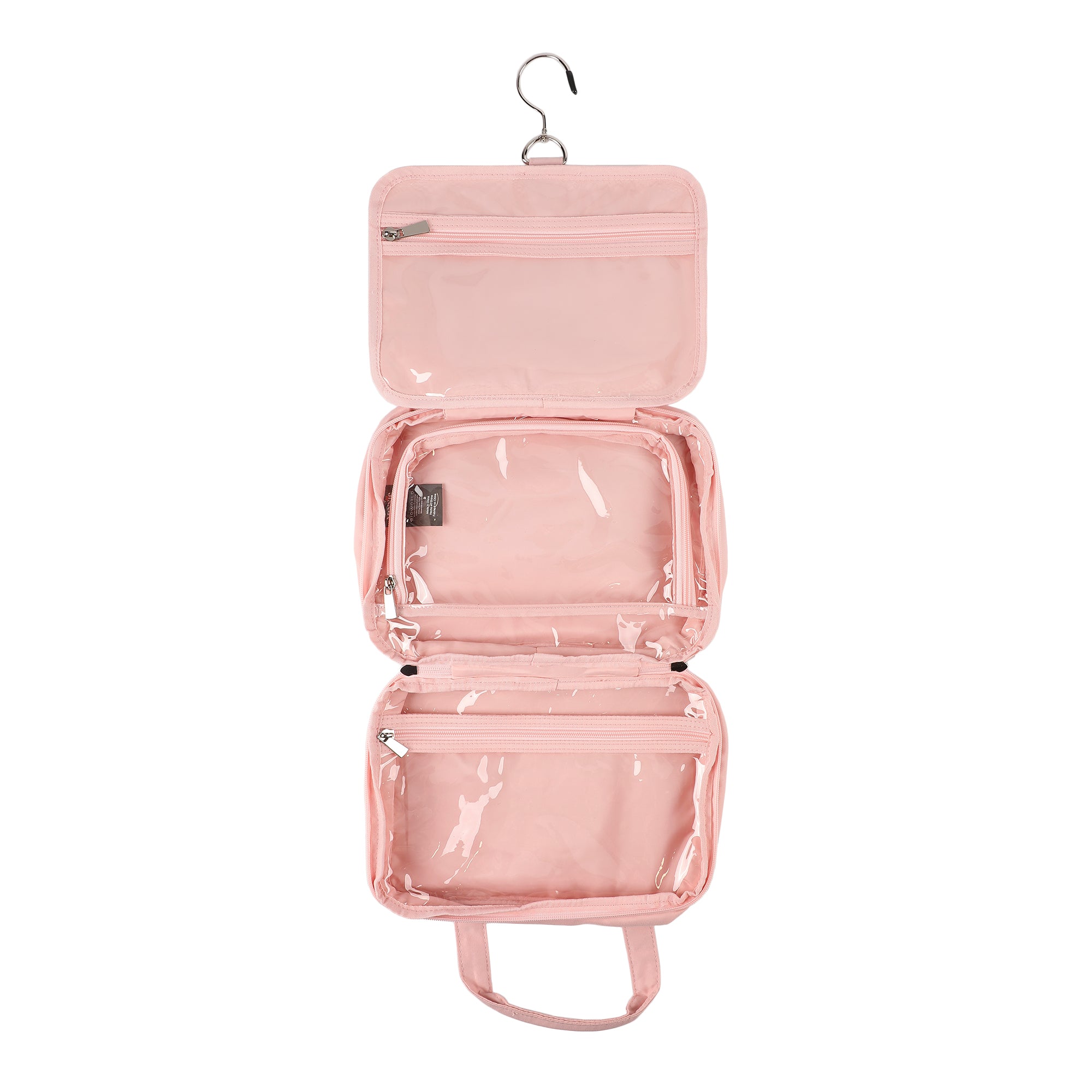 Disney Minnie Mouse Head Pattern Adult Hanging Cosmetic/Toiletry Bag