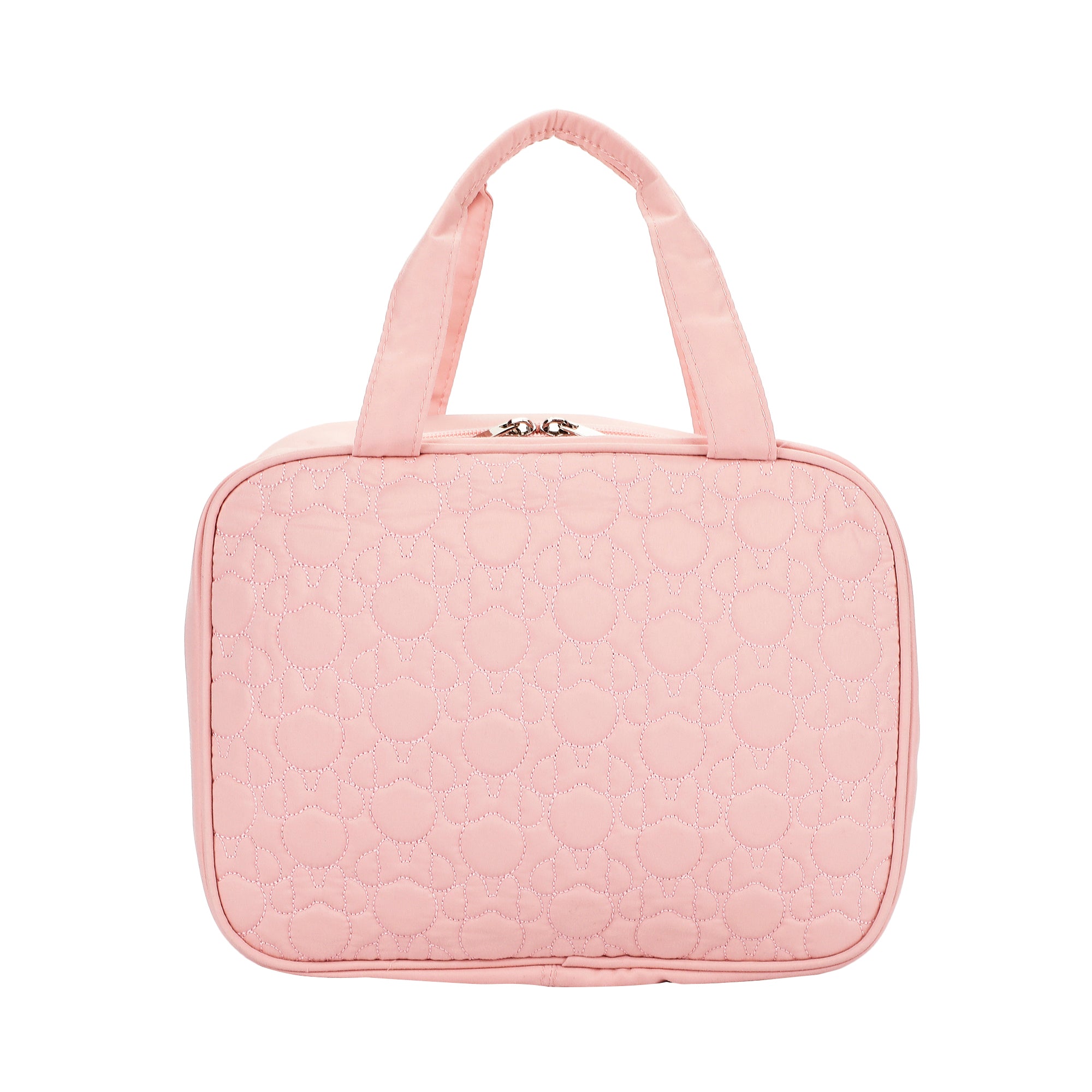 Disney Minnie Mouse Head Pattern Adult Hanging Cosmetic/Toiletry Bag