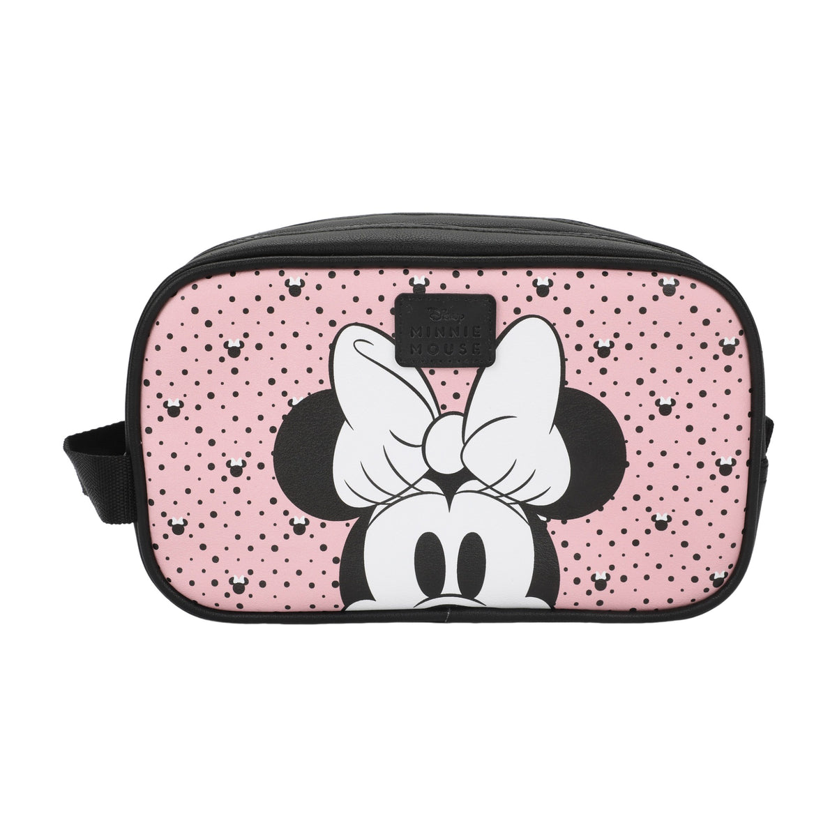 Minnie Mouse Classic Peeking Pink AOP Cosmetic Toiletry Bag