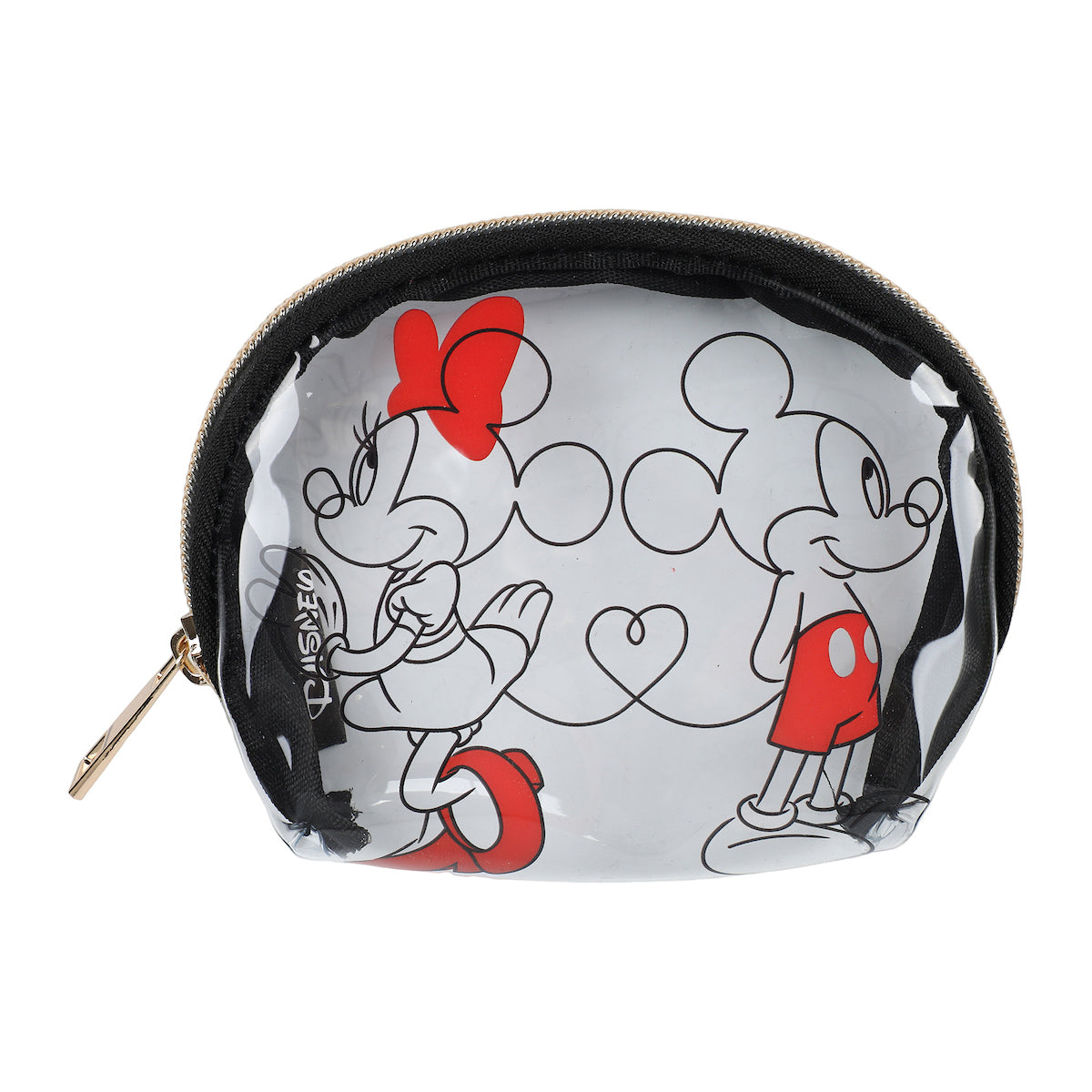 Mickey 3-Piece Set Toiletry Bags with Clear PVC Makeup Bag