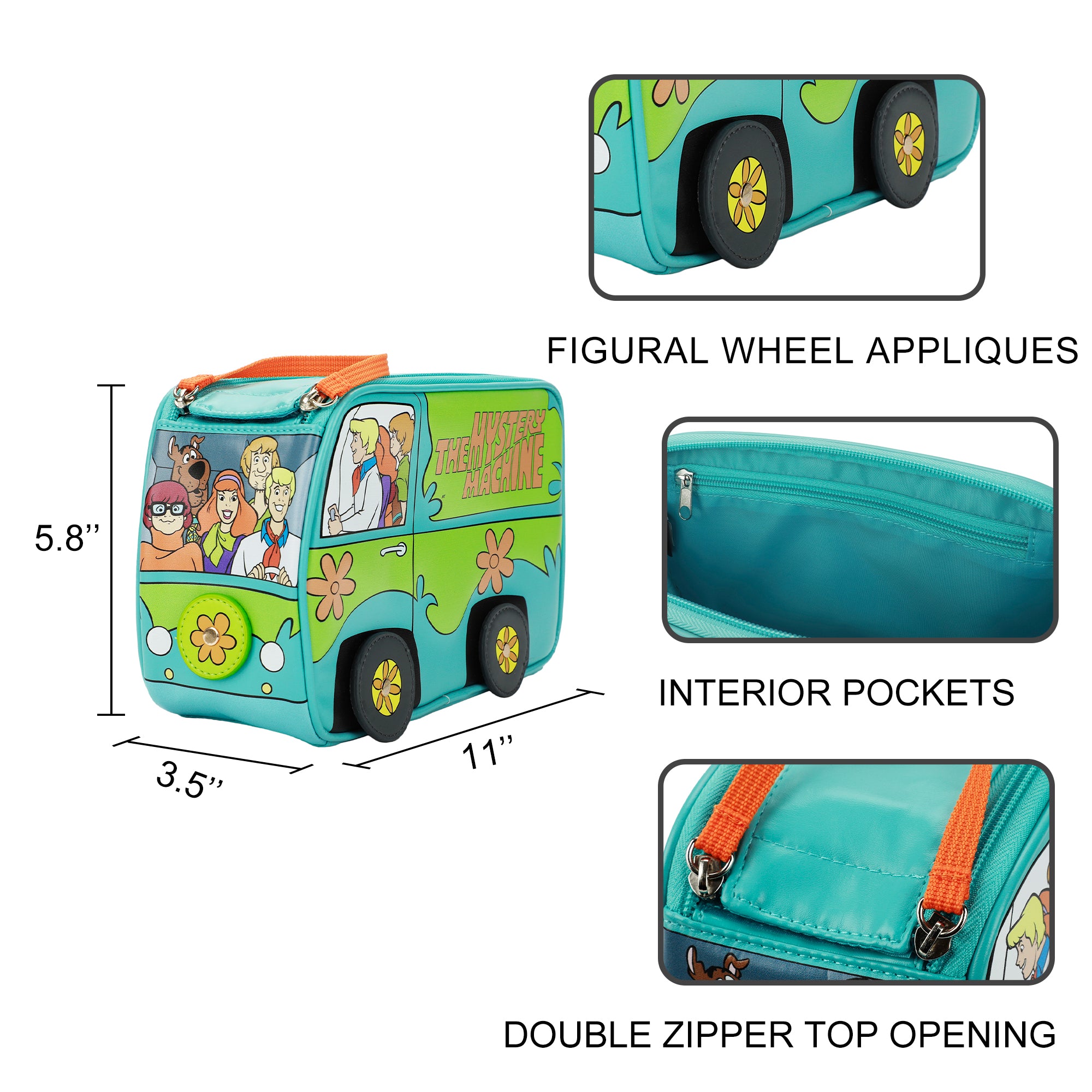 Scooby Doo Mystery Machine 28 CM Novelty Cosmetic Bag