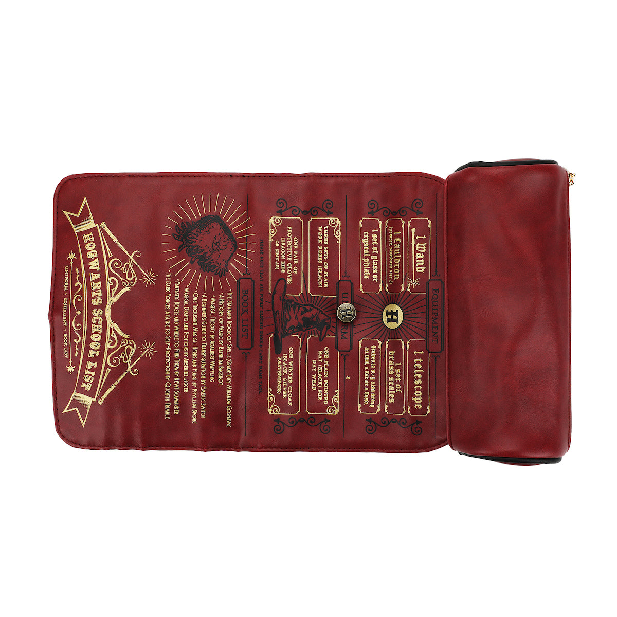 Harry Potter Marauder's Map Roll-Top Makeup Bag