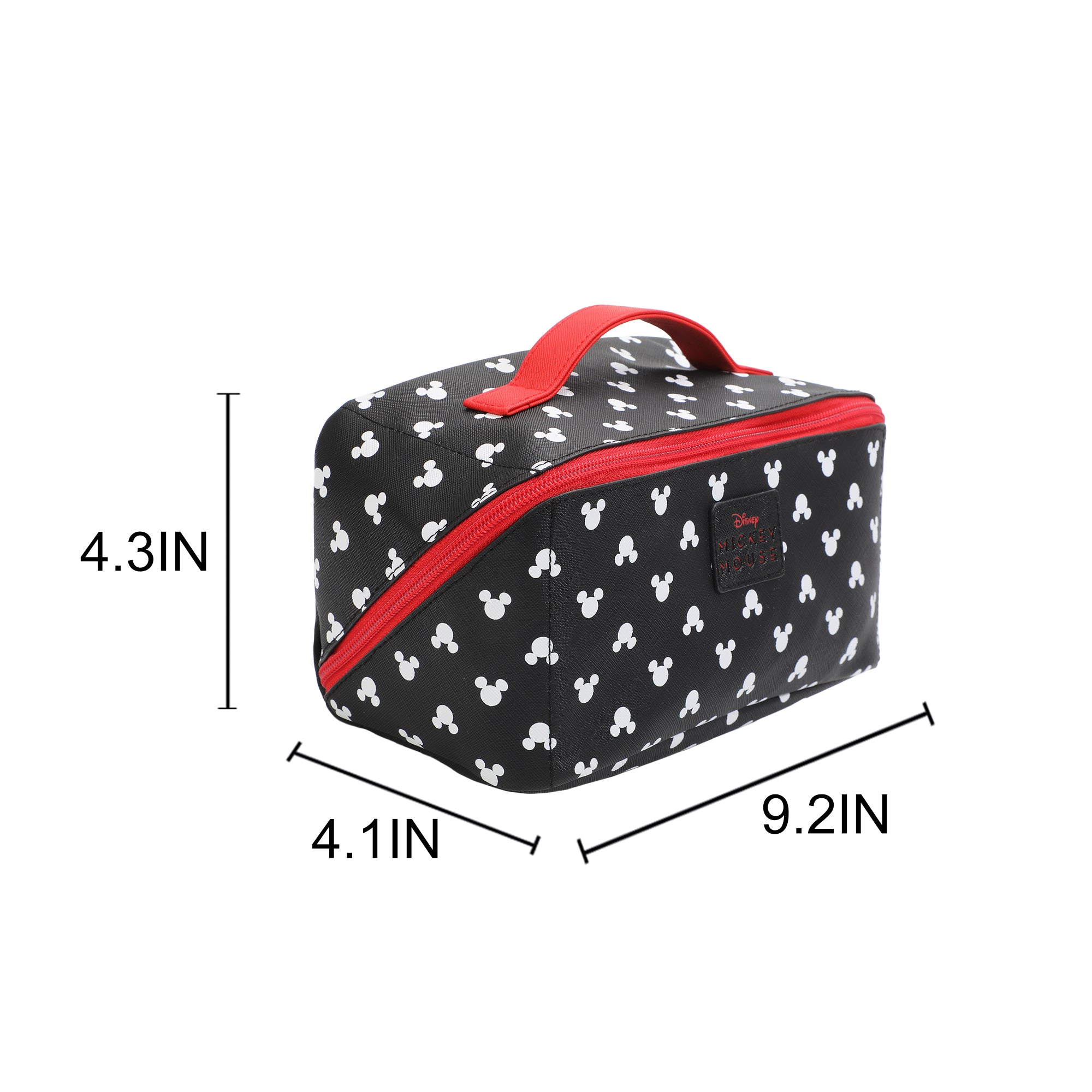 Disney Mickey Mouse Ears All-Over Print 23.5 CM Black Cosmetic Bag