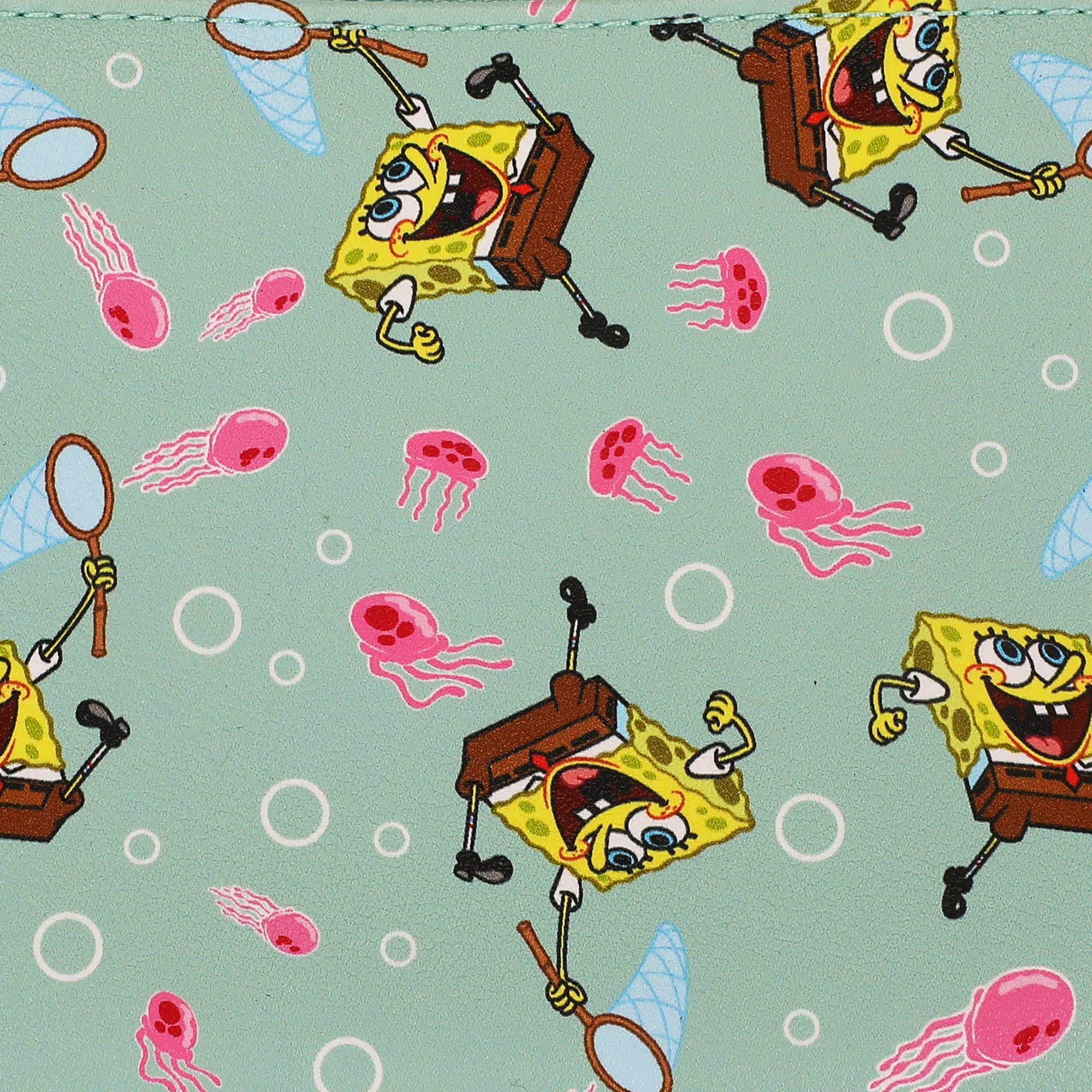 Nickelodeon SpongeBob SquarePants 3-Piece Cosmetic Bag Set with Zipper Closure