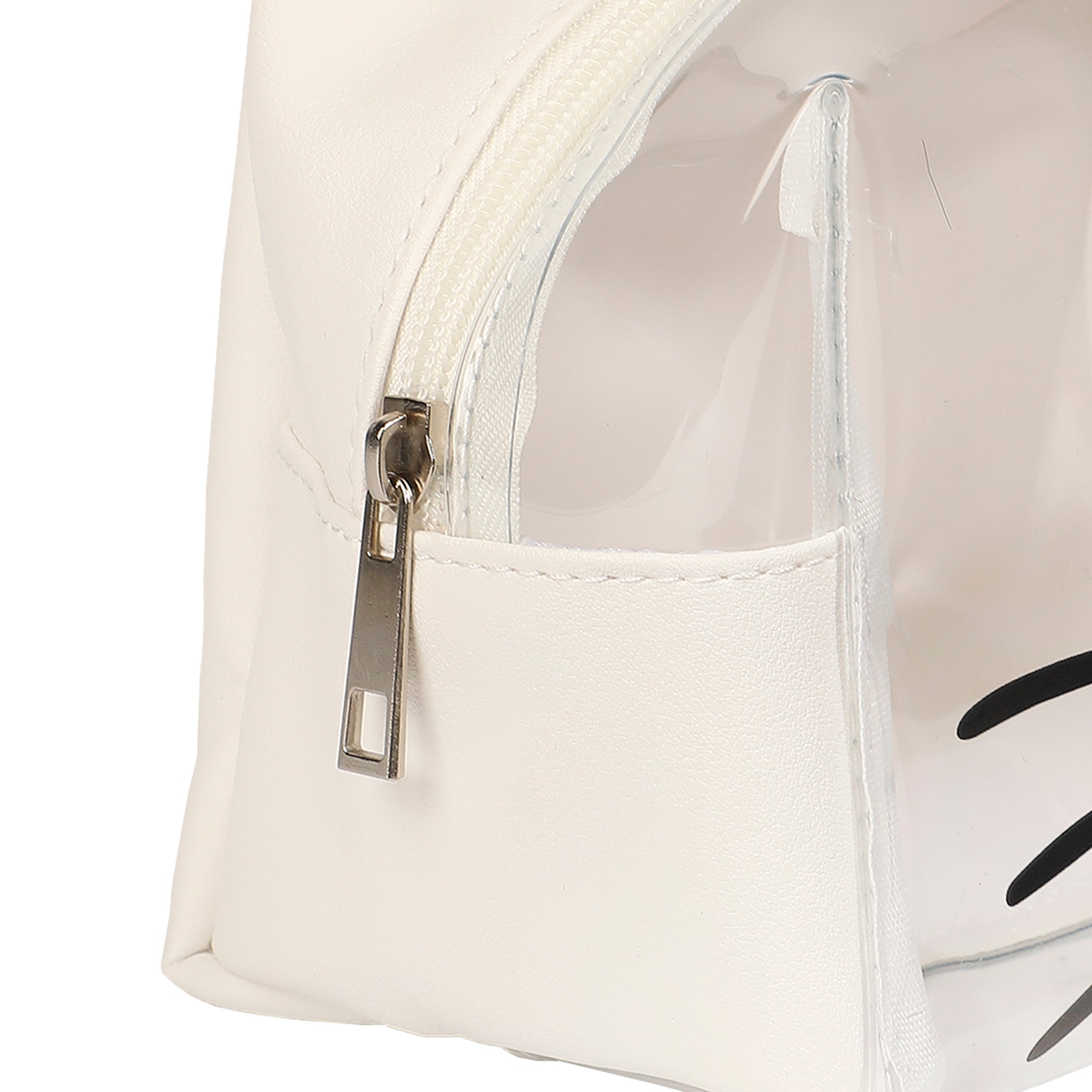 Sanrio Hello Kitty Face Cosmetic Bag with 3D Bow and Zipper Closure