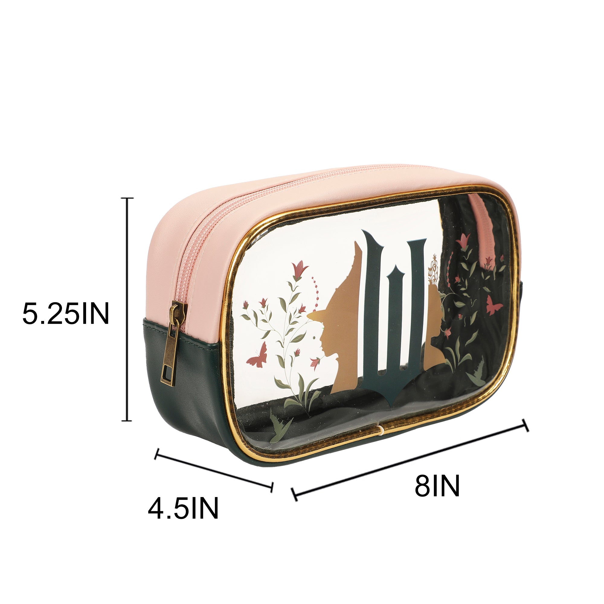 Universal Wicked: Part One 3-Piece Cosmetic Pouch Set with Emerald City Design