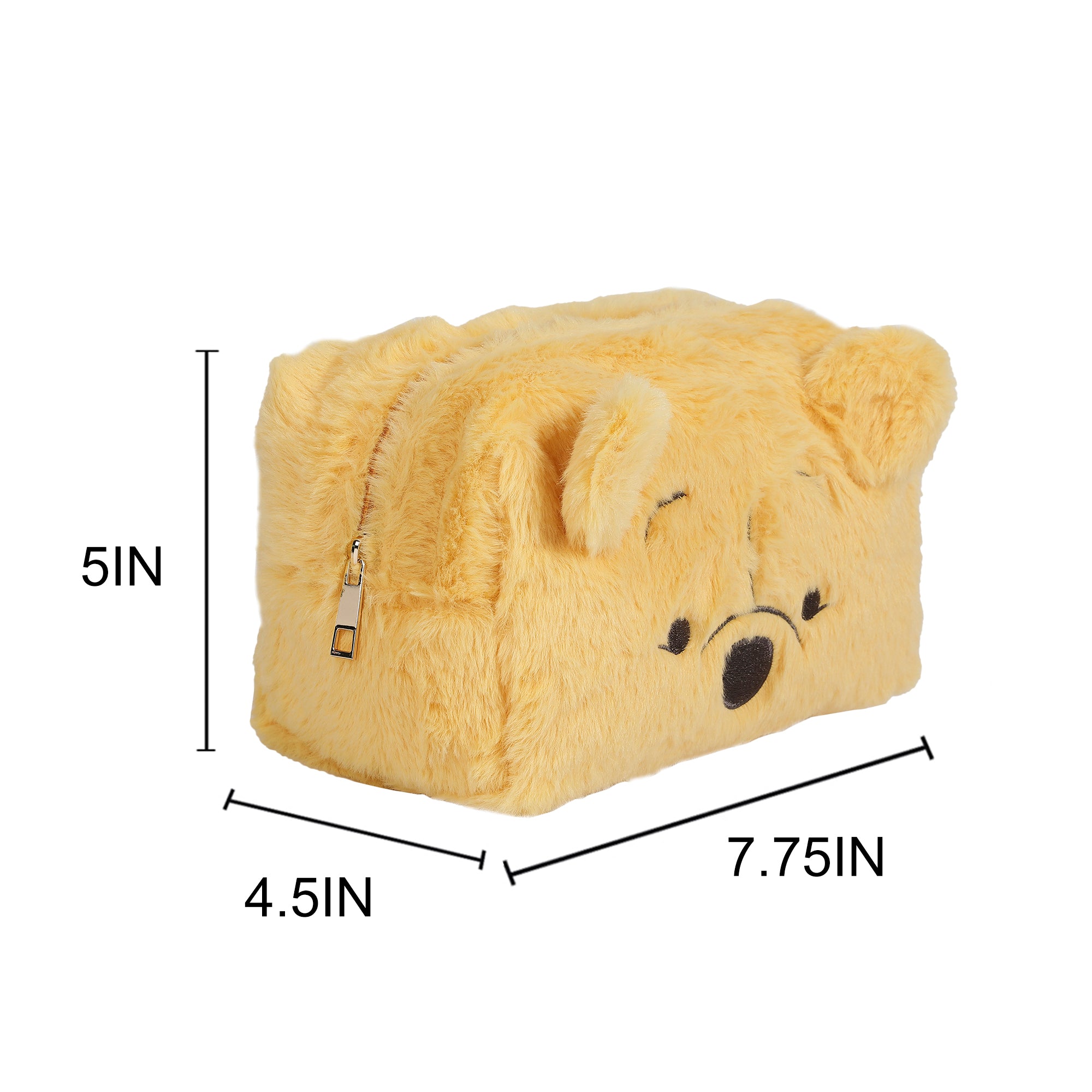 Disney Winnie the Pooh Cosmetic Bag with Character Face Design