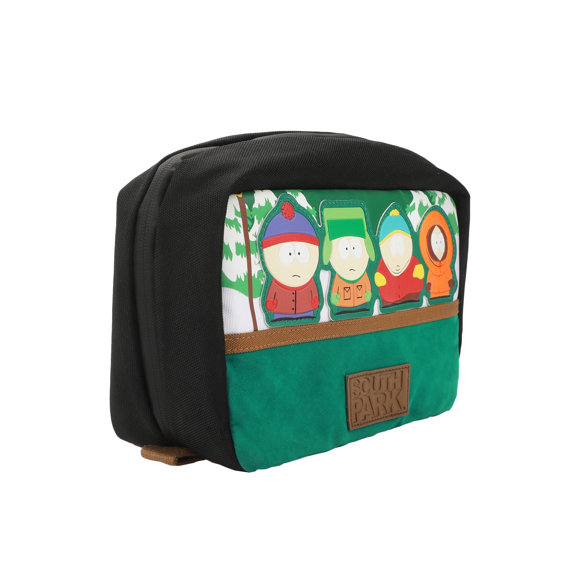 South Park Main Characters 10" Green Toiletry Bag