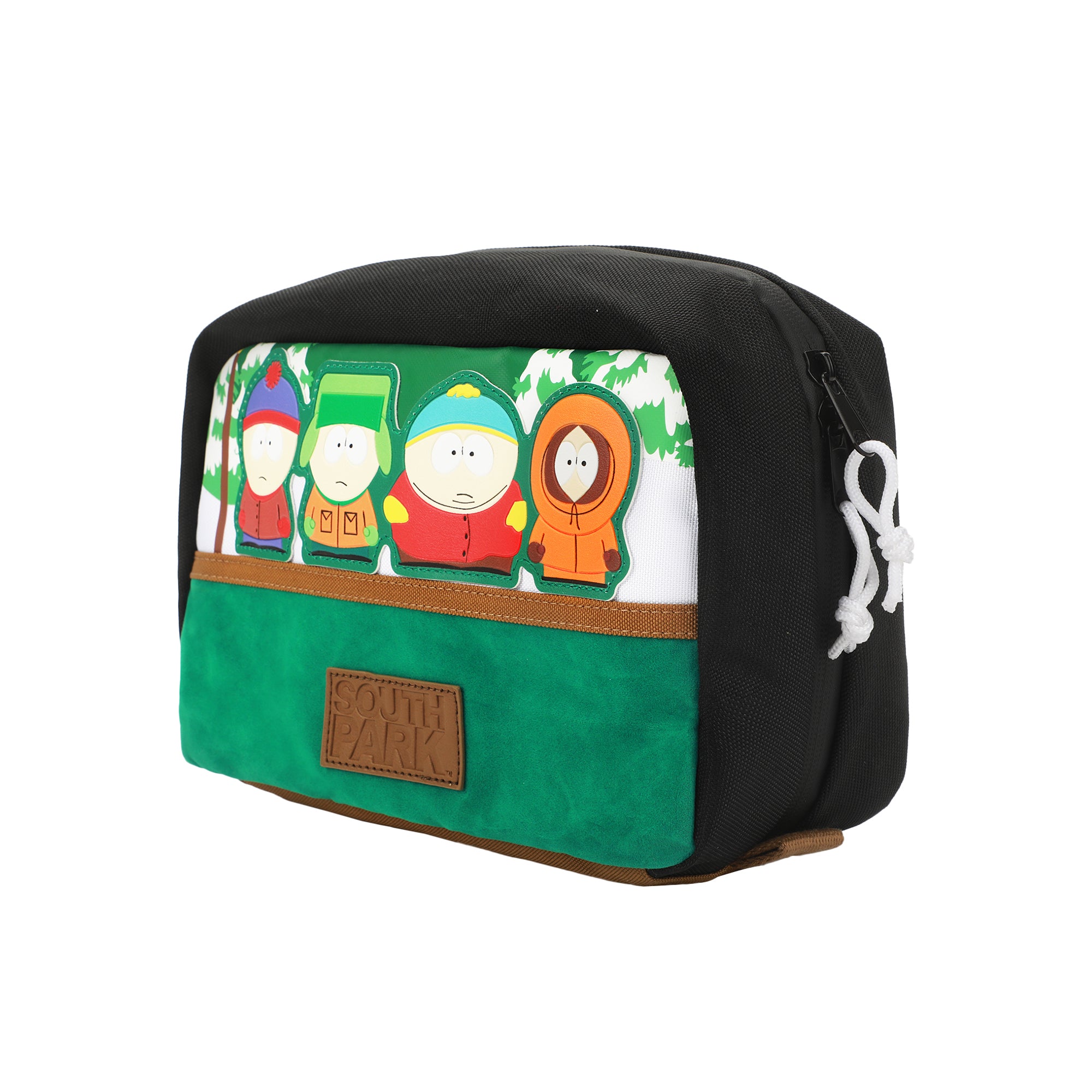 South Park Main Characters 10" Green Toiletry Bag