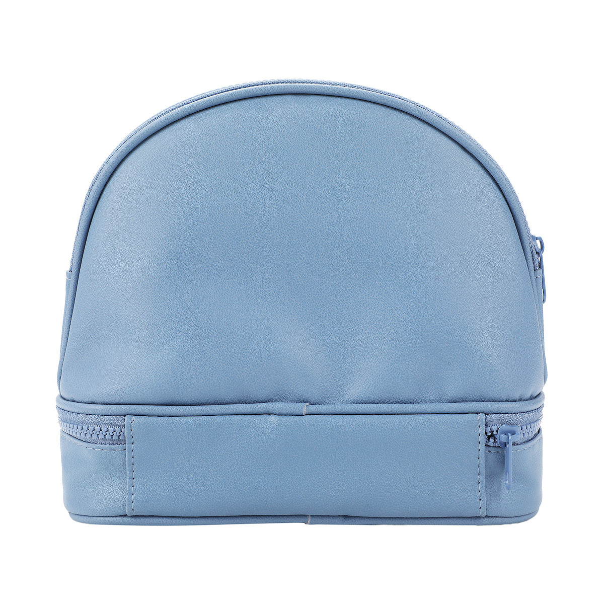 Disney Stitch Big Face Blue Zippered Dome Cosmetic Case