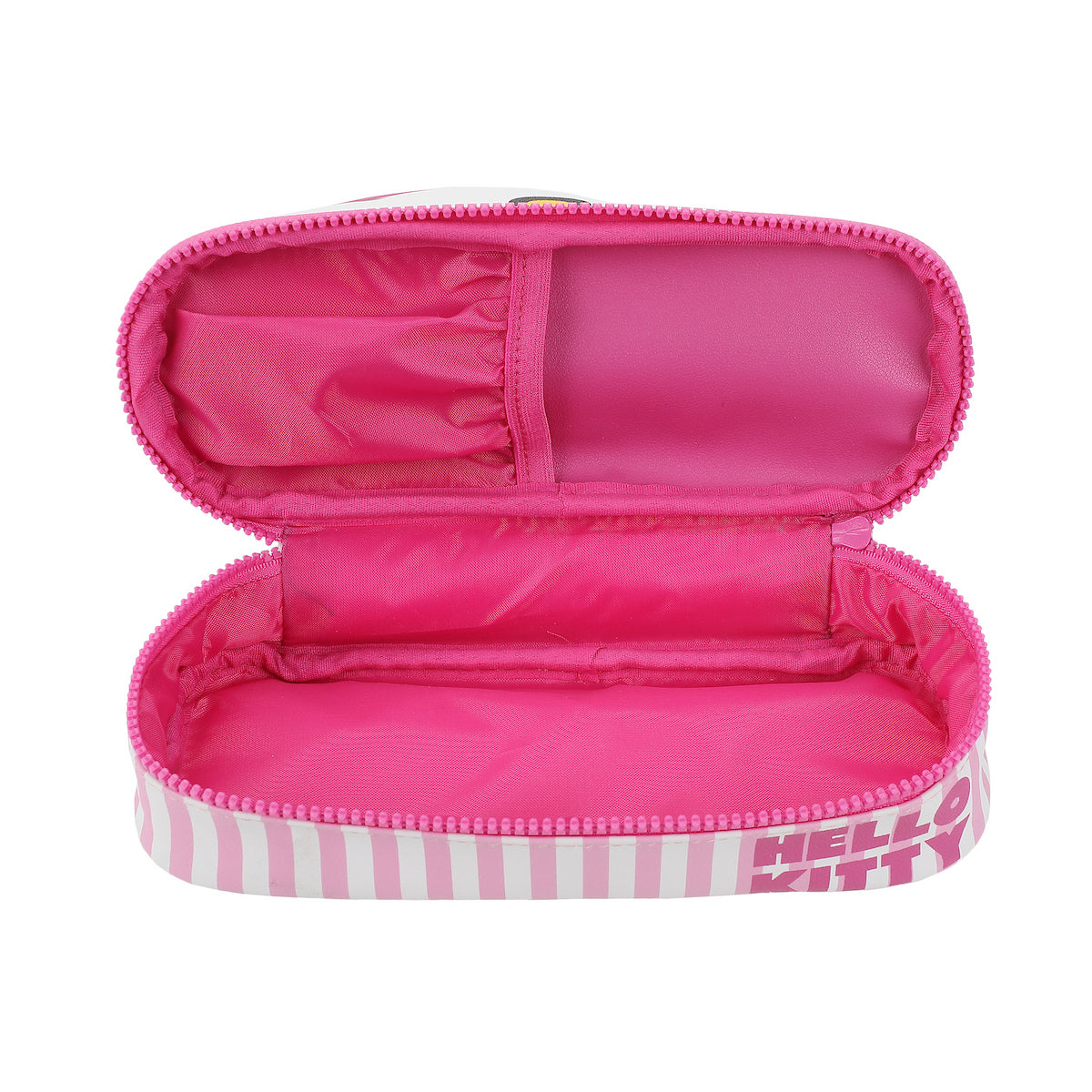 Hello Kitty Big Face Pink Zippered Dome Cosmetic Case