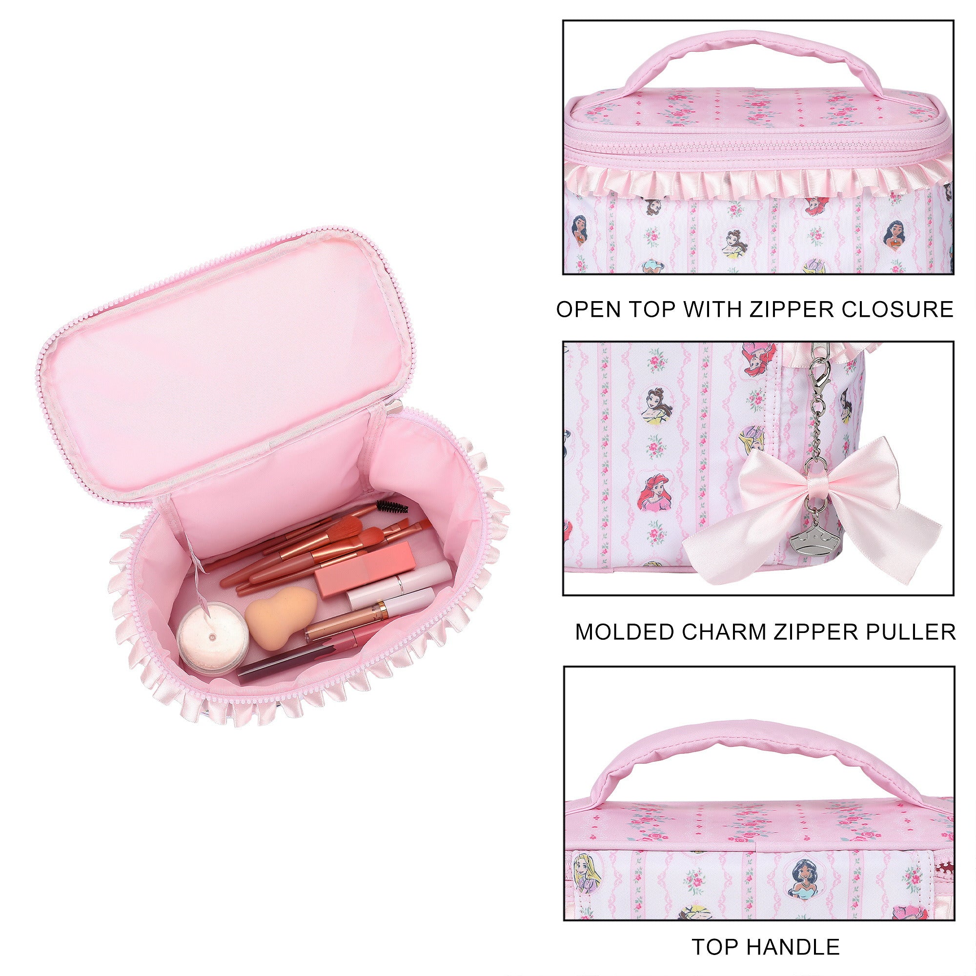 Disney Princess Character Print 9" Dopp Kit