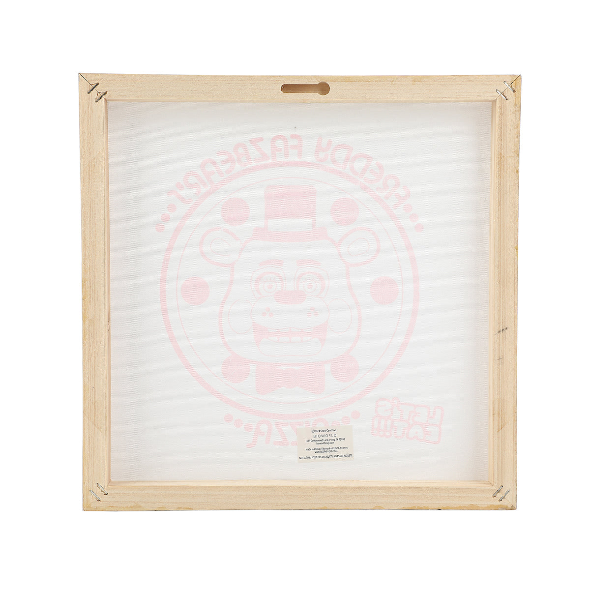 Five Nights At Freddy's Freddy Fazbear's Pizza Box 12" x 12" Wall Decor