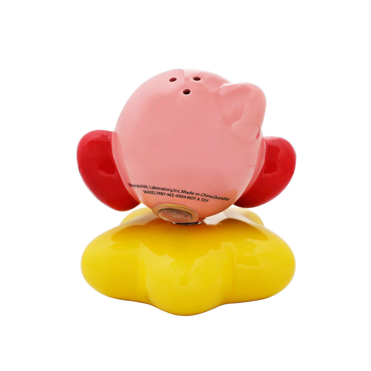 Kirby & Warp Star Sculpted Ceramic Salt & Pepper Shakers