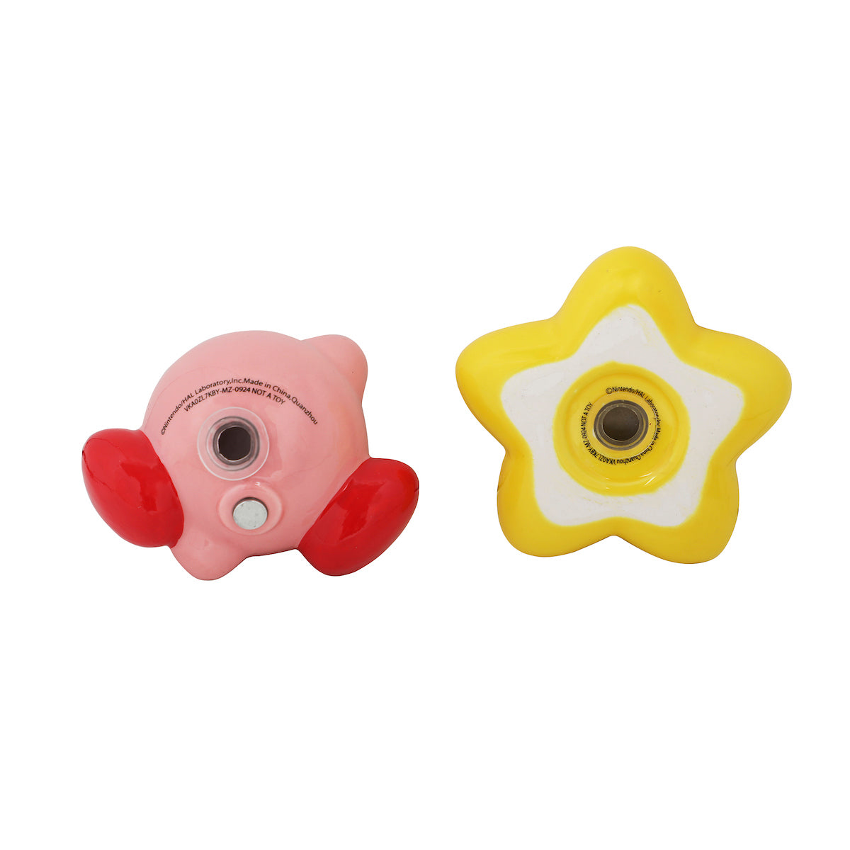 Kirby & Warp Star Sculpted Ceramic Salt & Pepper Shakers