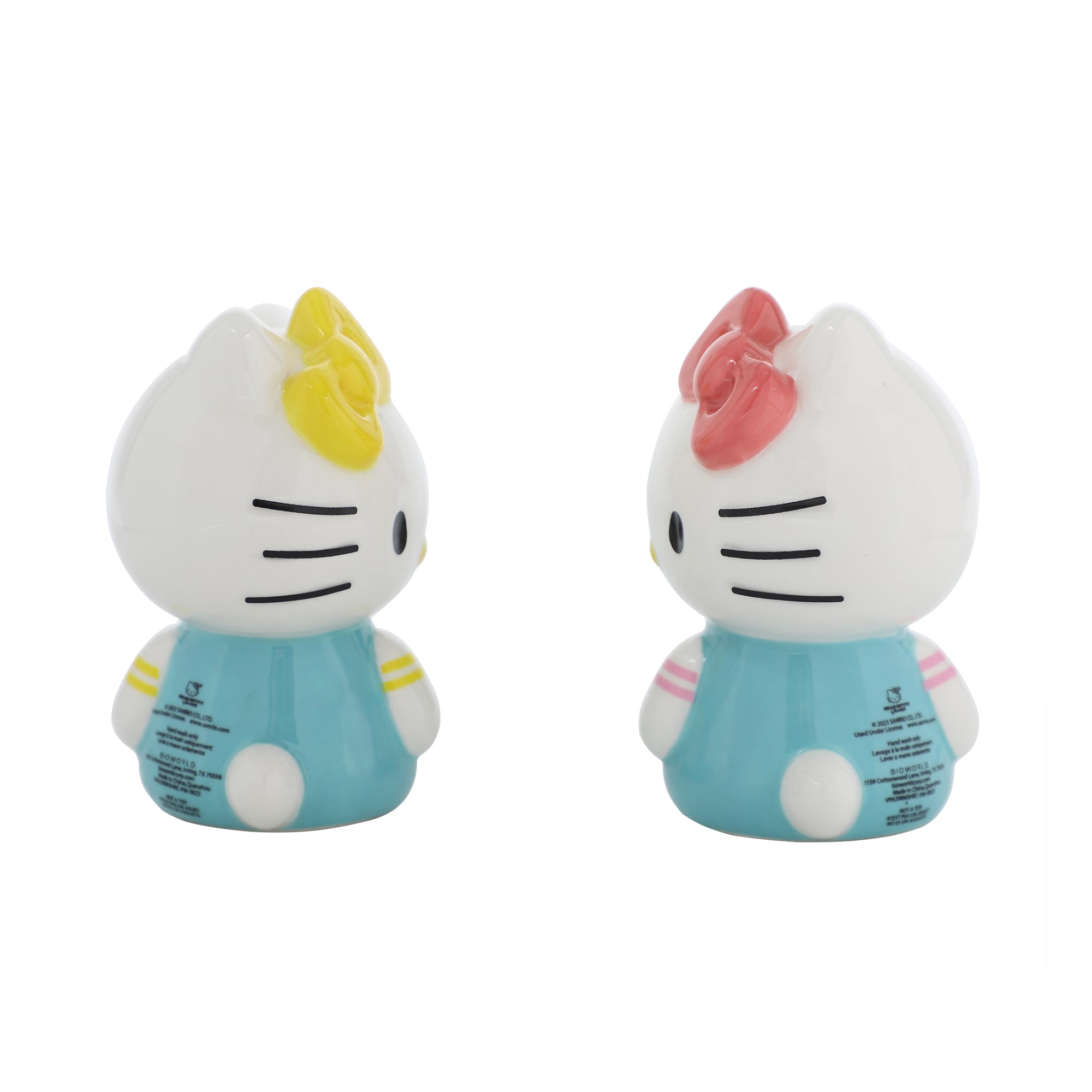 Hello Kitty Set of Ceramic Salt and Pepper Shakers