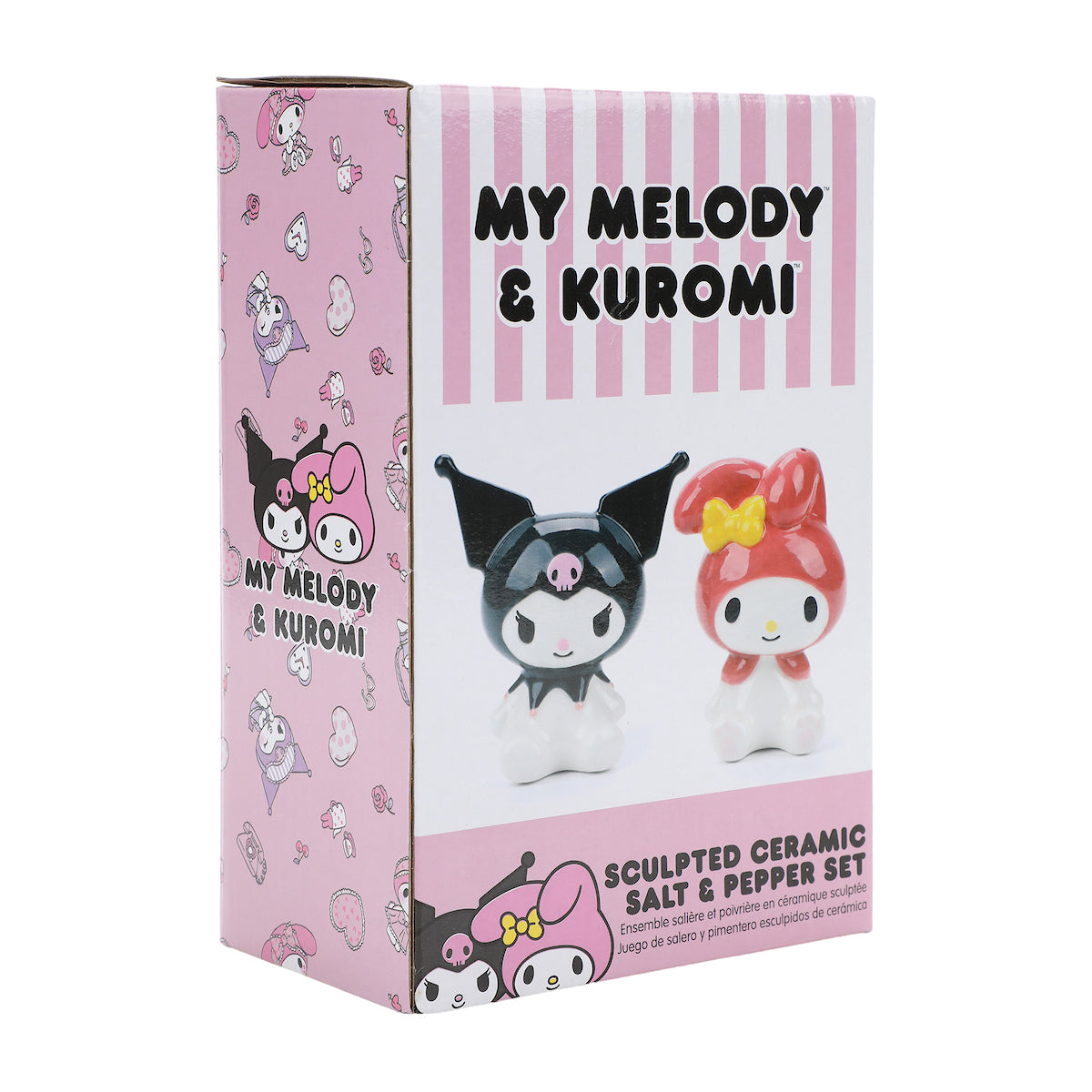 My Melody & Kuromi Sculpted Ceramic Salt & Pepper Shakers