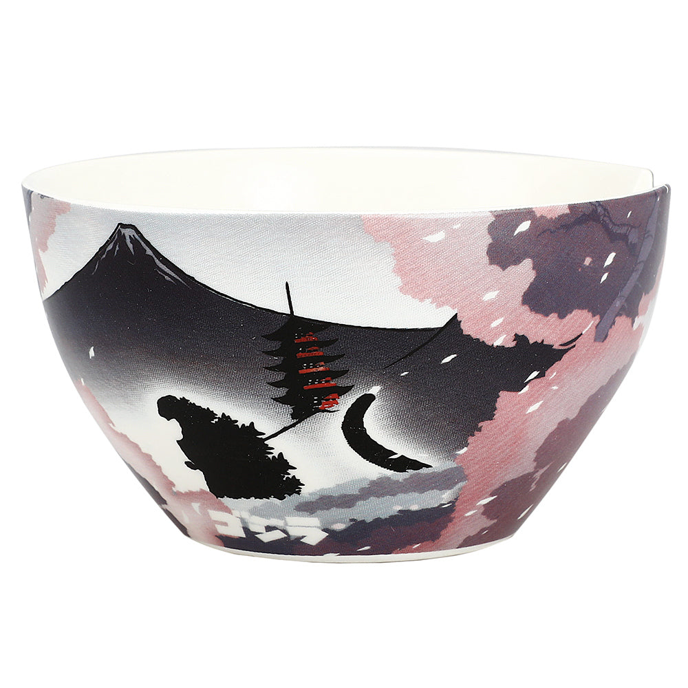 Godzilla 20 oz Ramen Bowl with Chopsticks