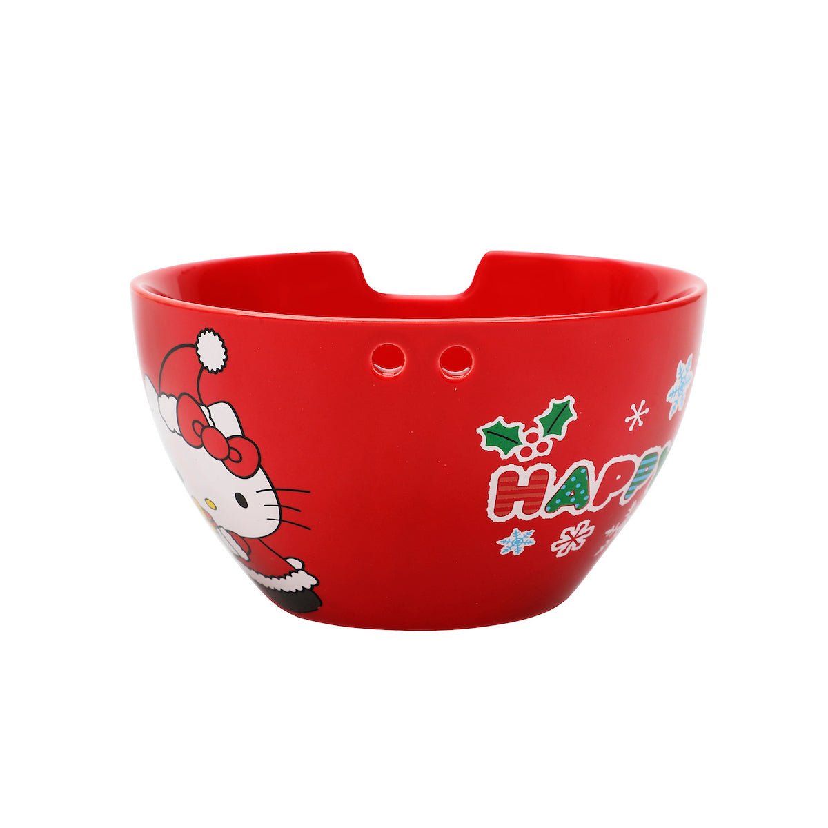 Hello Kitty Happy Holidays 20 Oz Red Ramen Bowl
