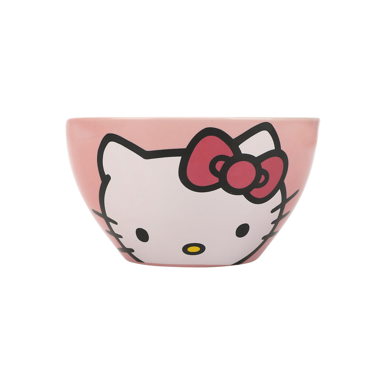 Hello Kitty Big Face 20 Oz Pink Ramen Bowl With Chopsticks