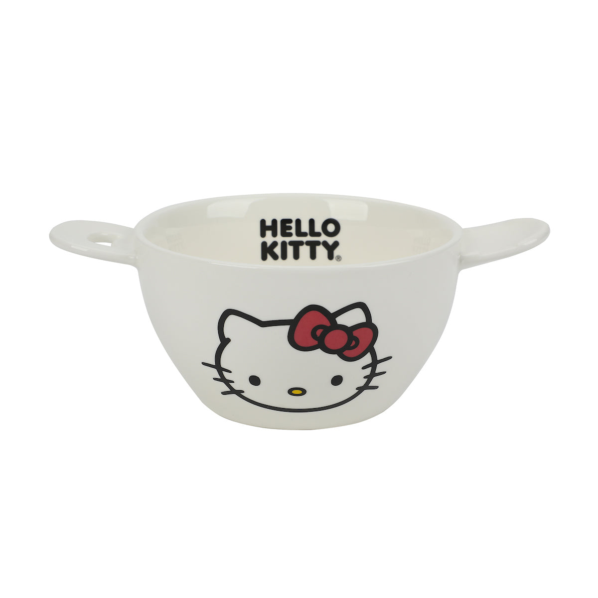 Hello Kitty Sanrio Enjoy The Little Things Ceramic Ramen Bowl With Spoon & Chopsticks