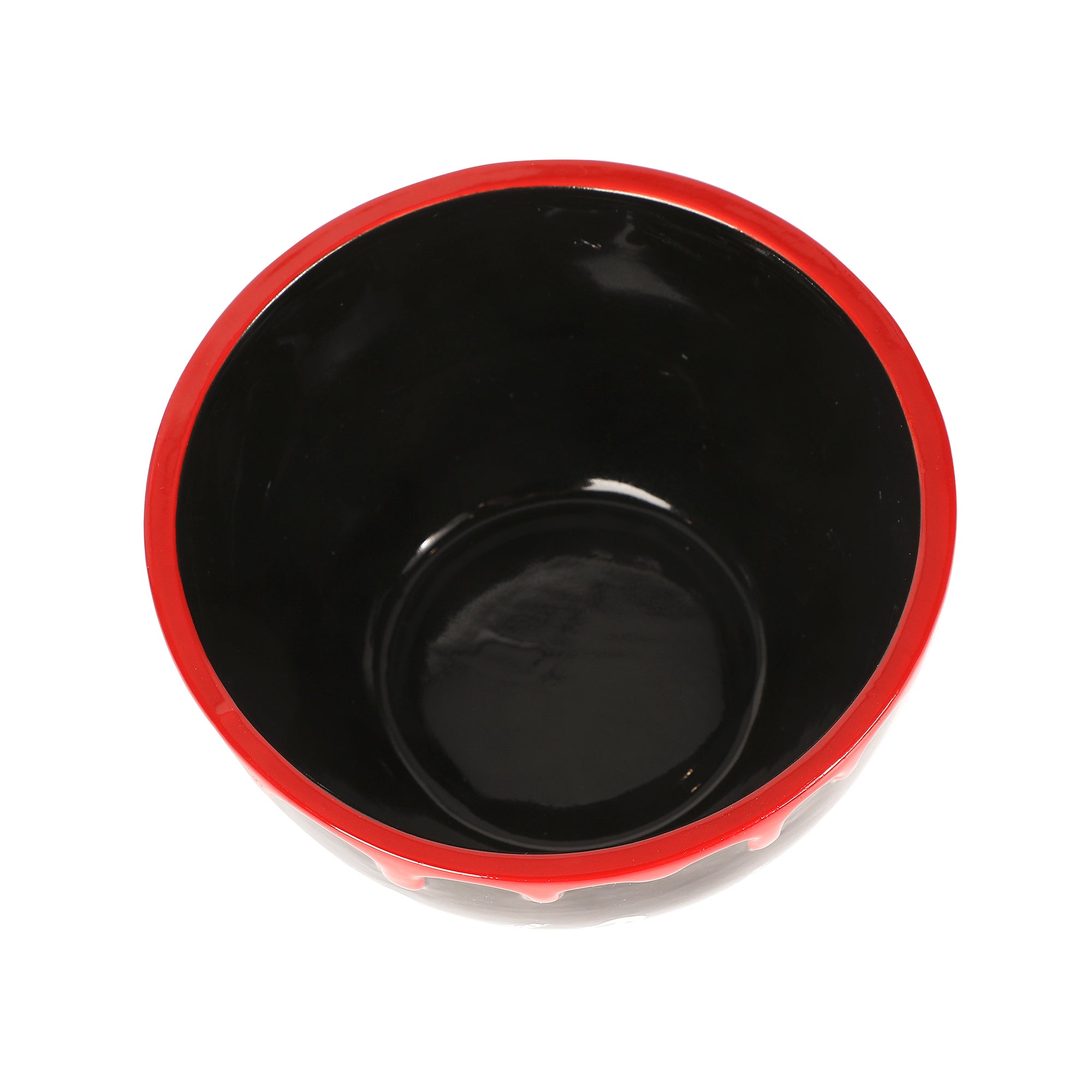 Ghostface Mask All-Over Print Black Sculpted Ceramic Ramen Bowl