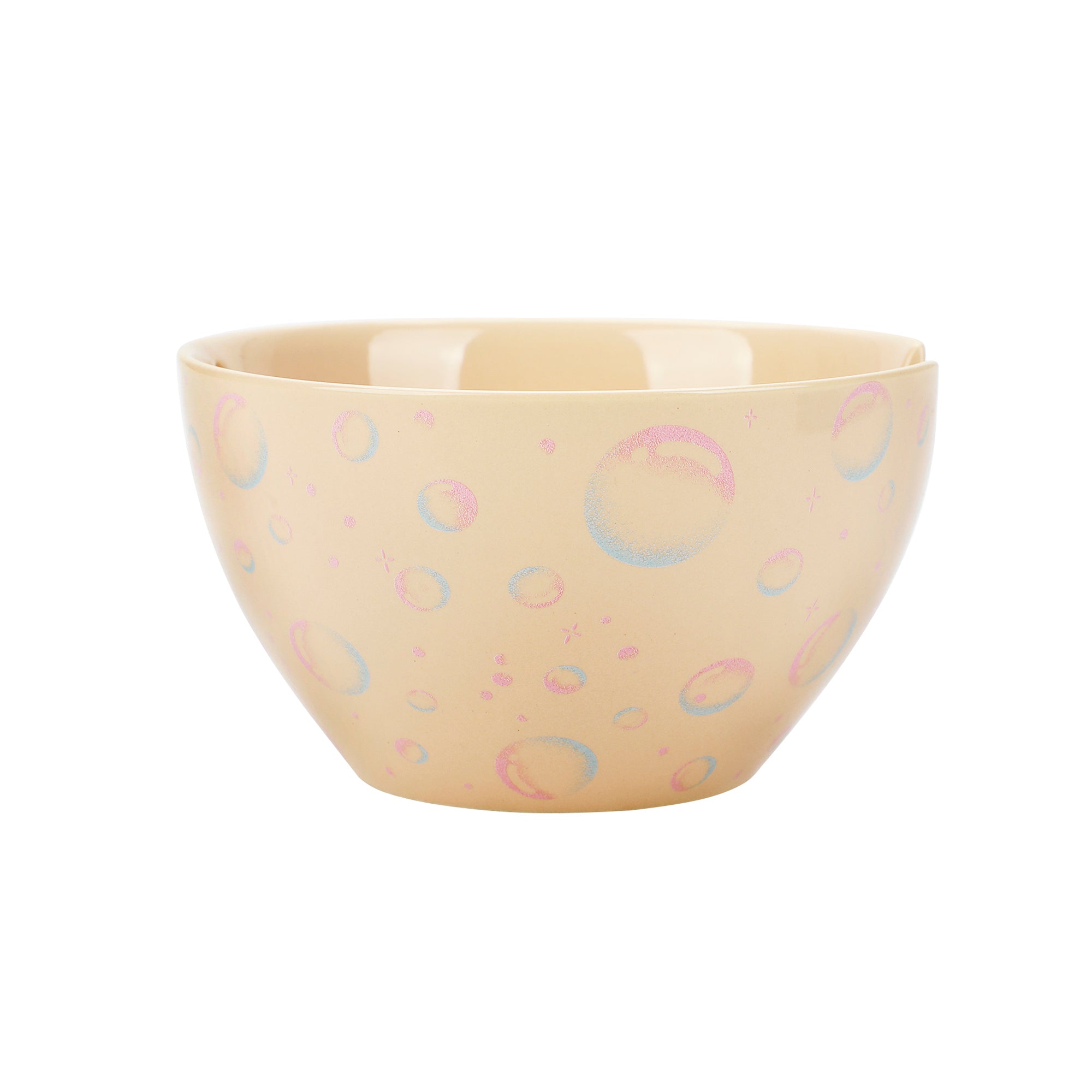 Disney Stitch Boba Tea 20 Oz Tan Ramen Bowl With Chopsticks