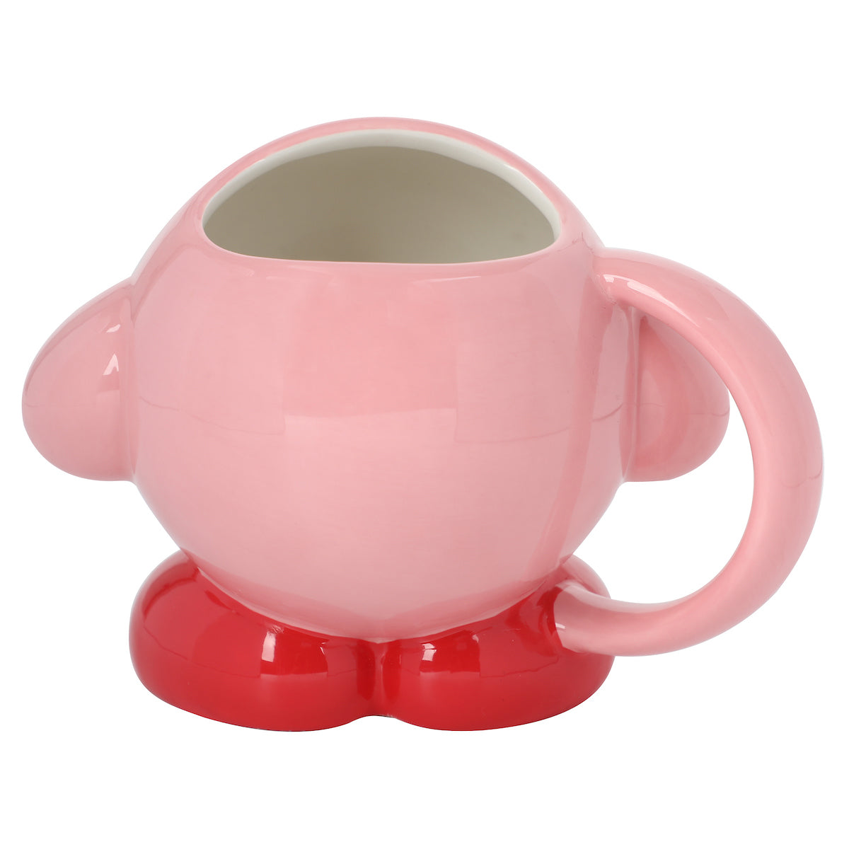 Kirby 16 Oz Pink Sculpted Ceramic Character Mug