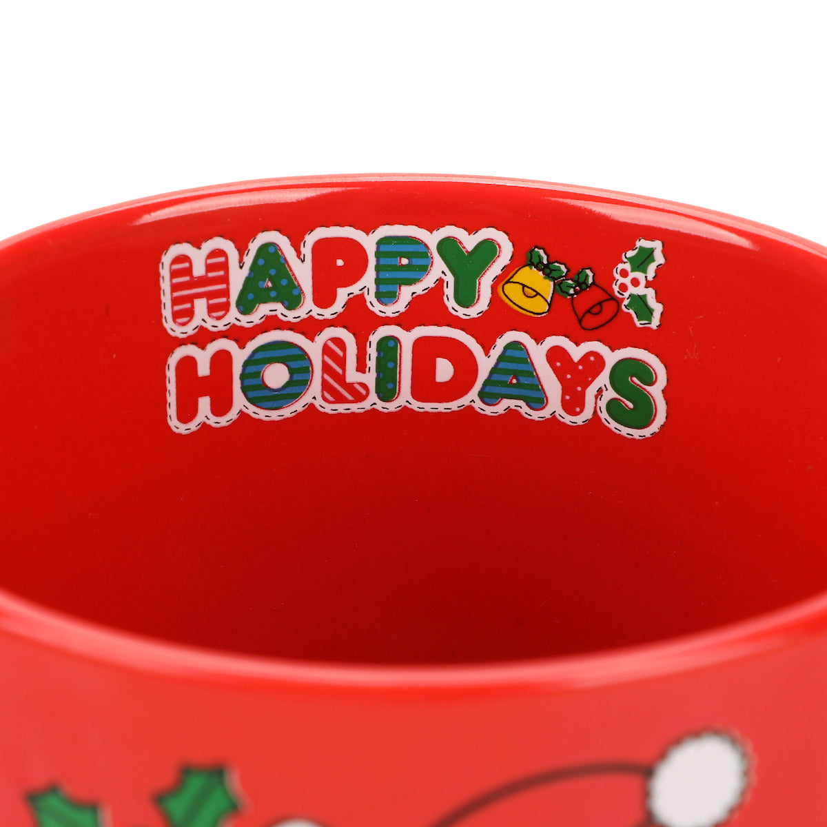 Hello Kitty Happy Holidays red 16 Oz Ceramic Mug