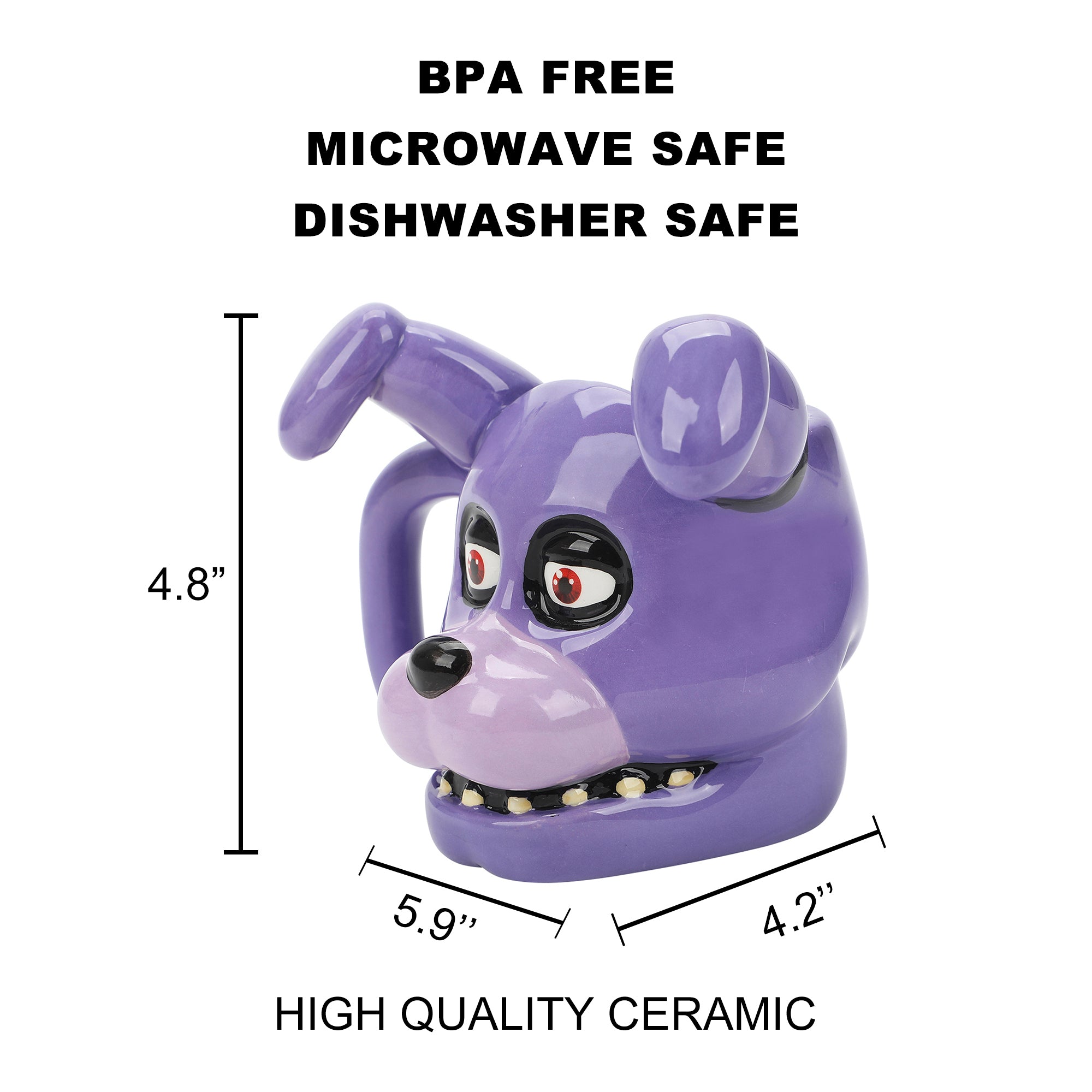 Five Nights At Freddy's Bonnie Sculpted Ceramic Mug