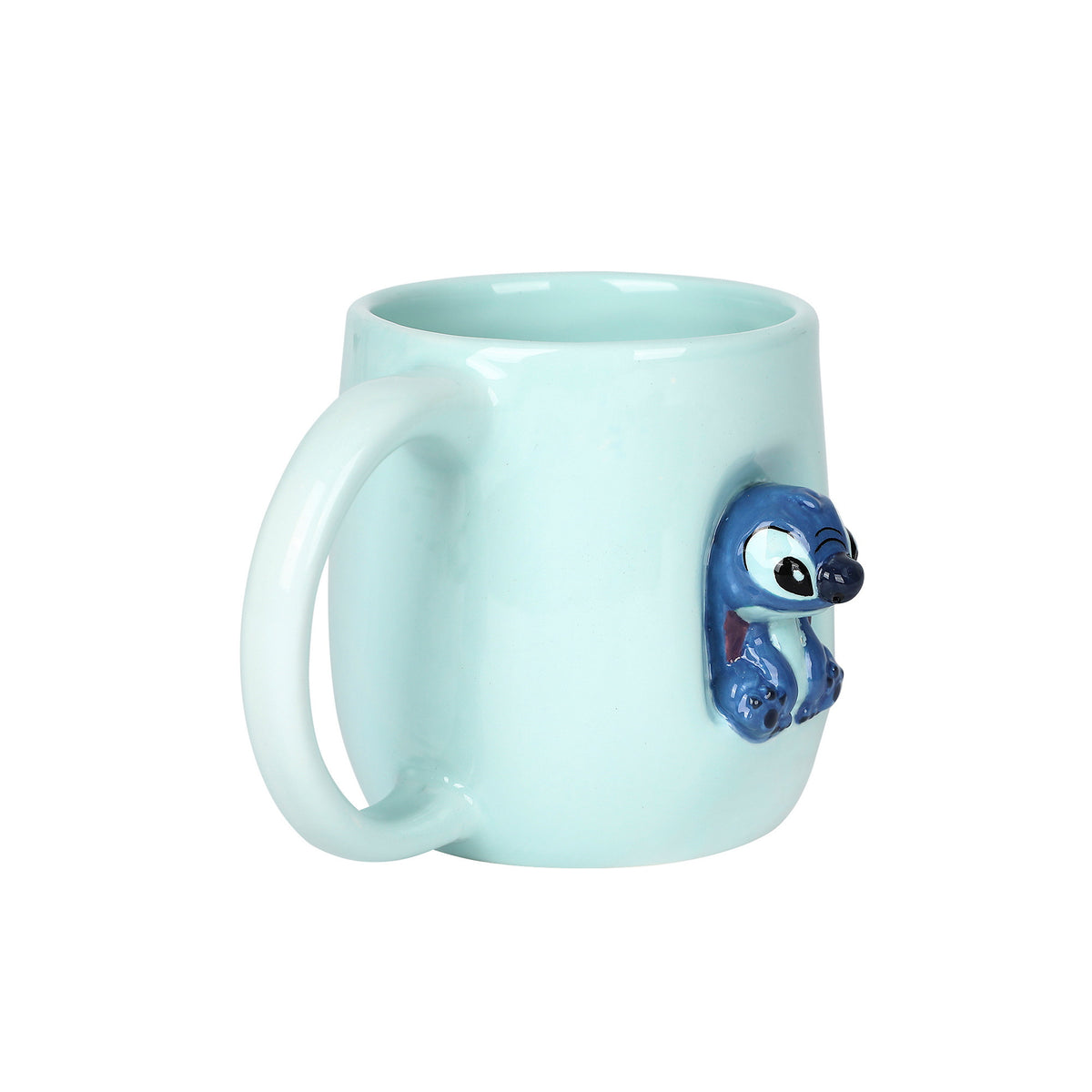 Lilo & Stitch Stitch Sculpted Sitting Ceramic Mug 16 oz