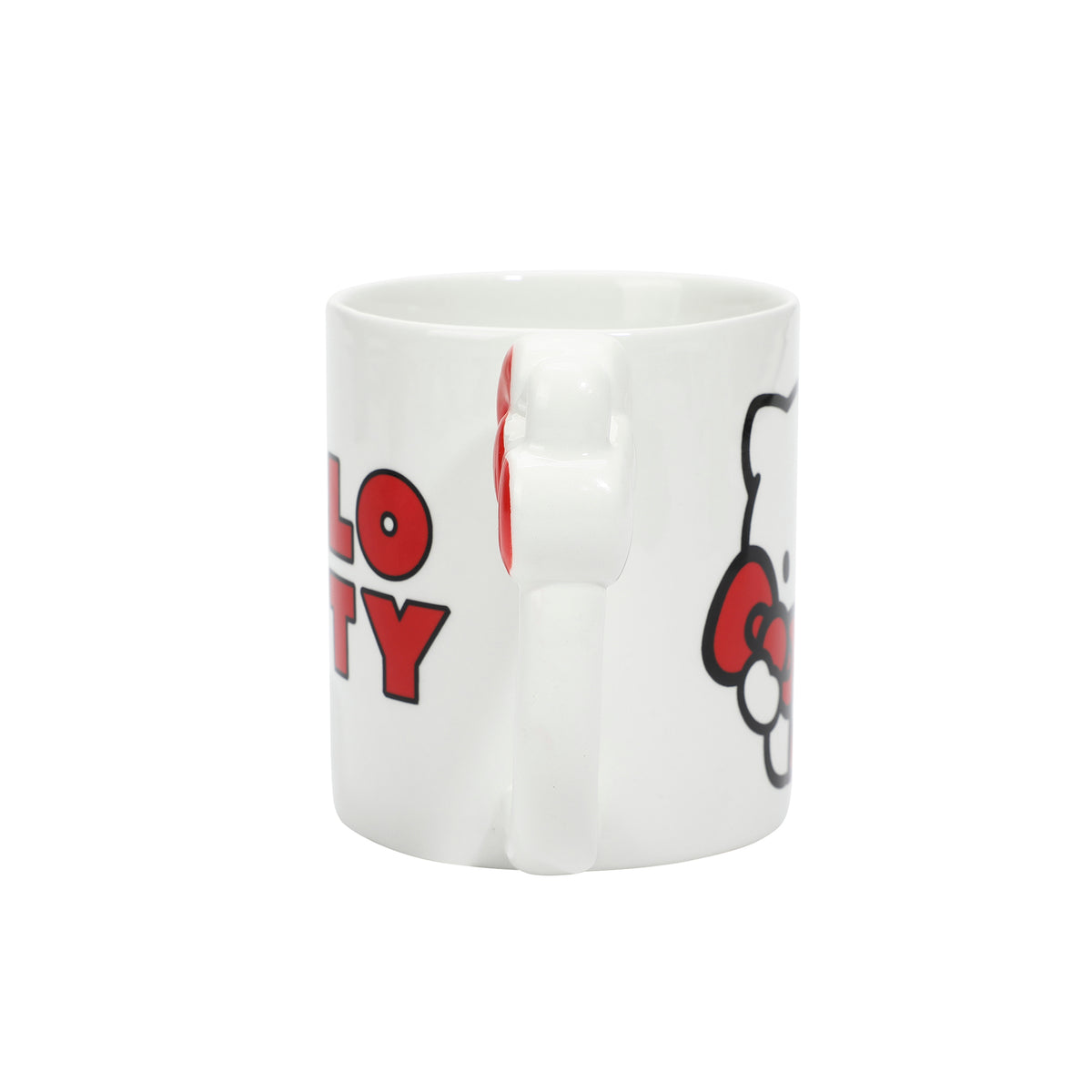 Hello Kitty 16 oz Sculpted Handle Ceramic Coffee Mug