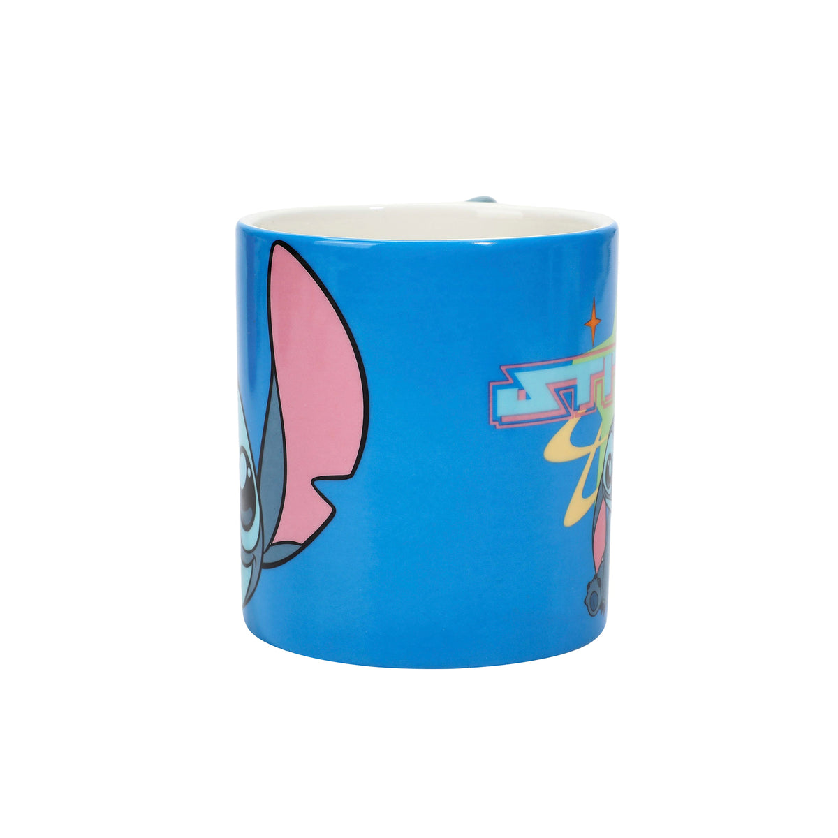 Lilo & Stitch Stitch Sculpted Handle Ceramic Mug 16 oz