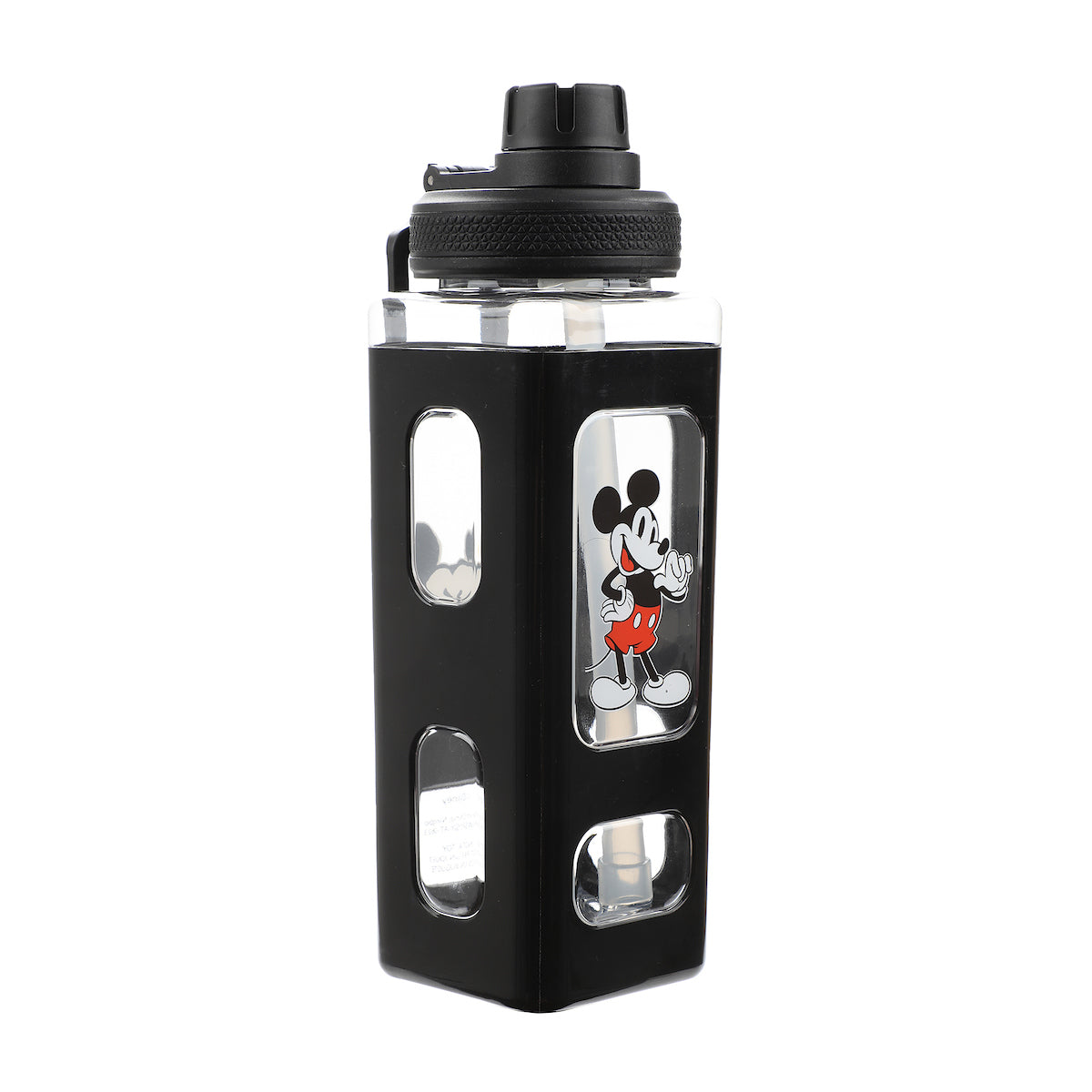 Disney Mickey Mouse 24 Oz. Plastic Square Water Bottle