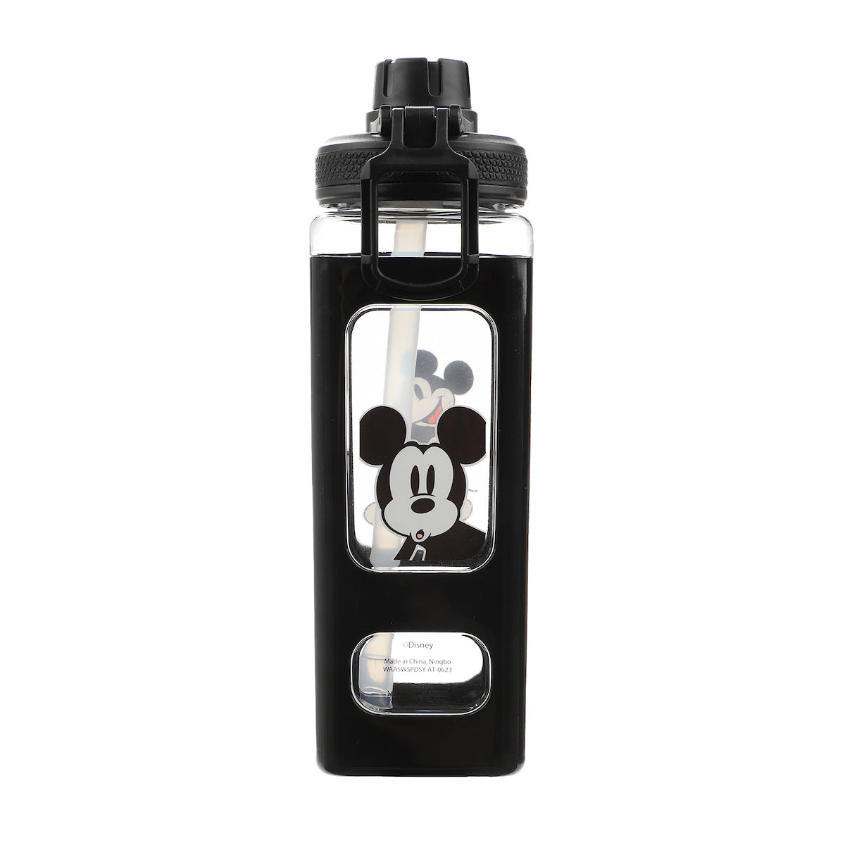 Disney Mickey Mouse 24 Oz. Plastic Square Water Bottle